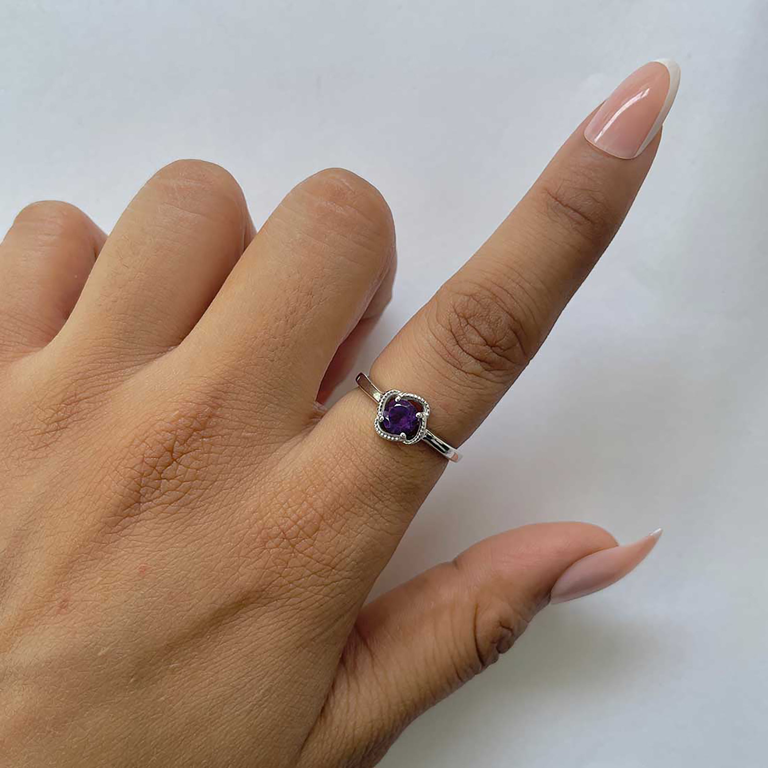 Amethyst Ring-(AMT-RDR-27.)