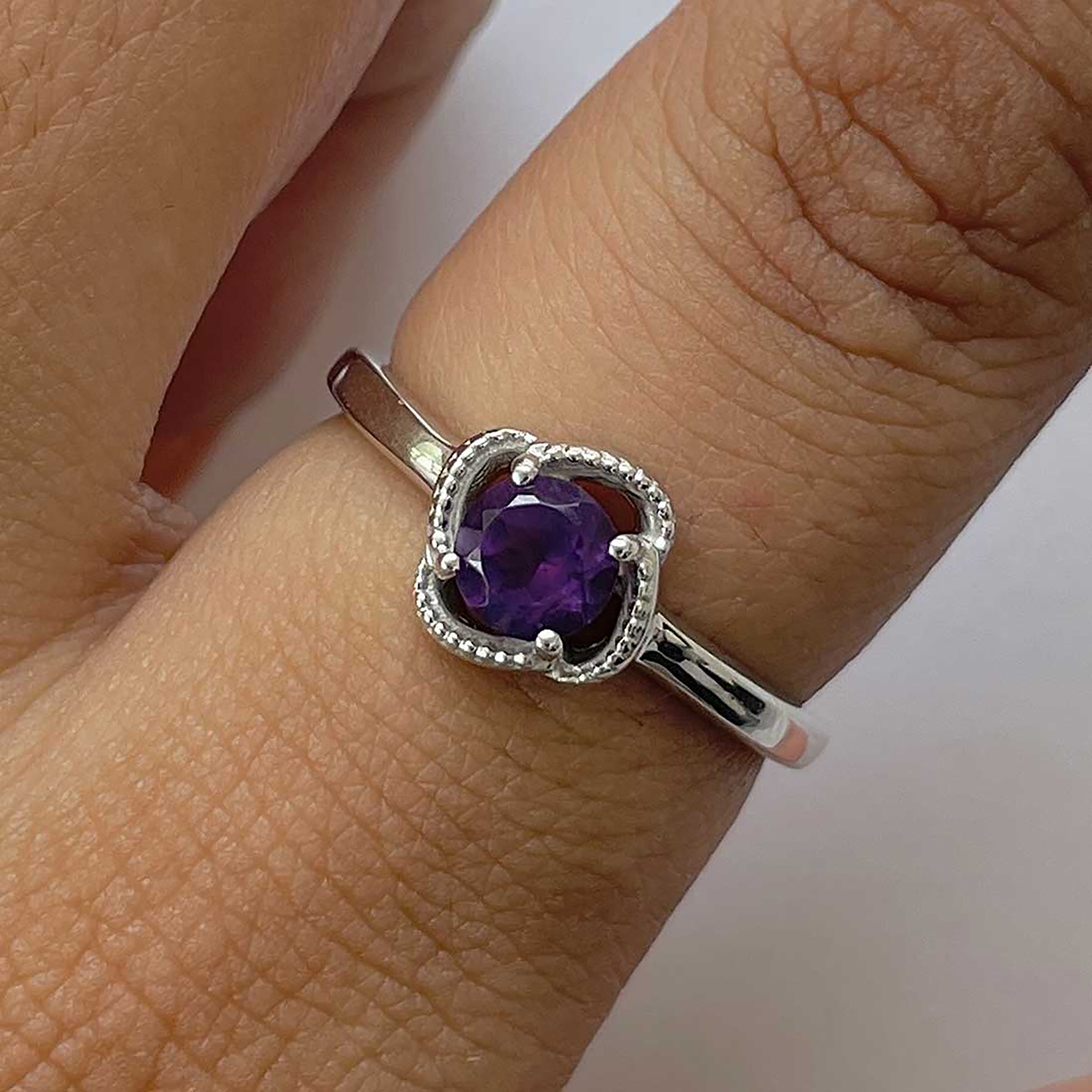 Amethyst Ring-(AMT-RDR-27.)