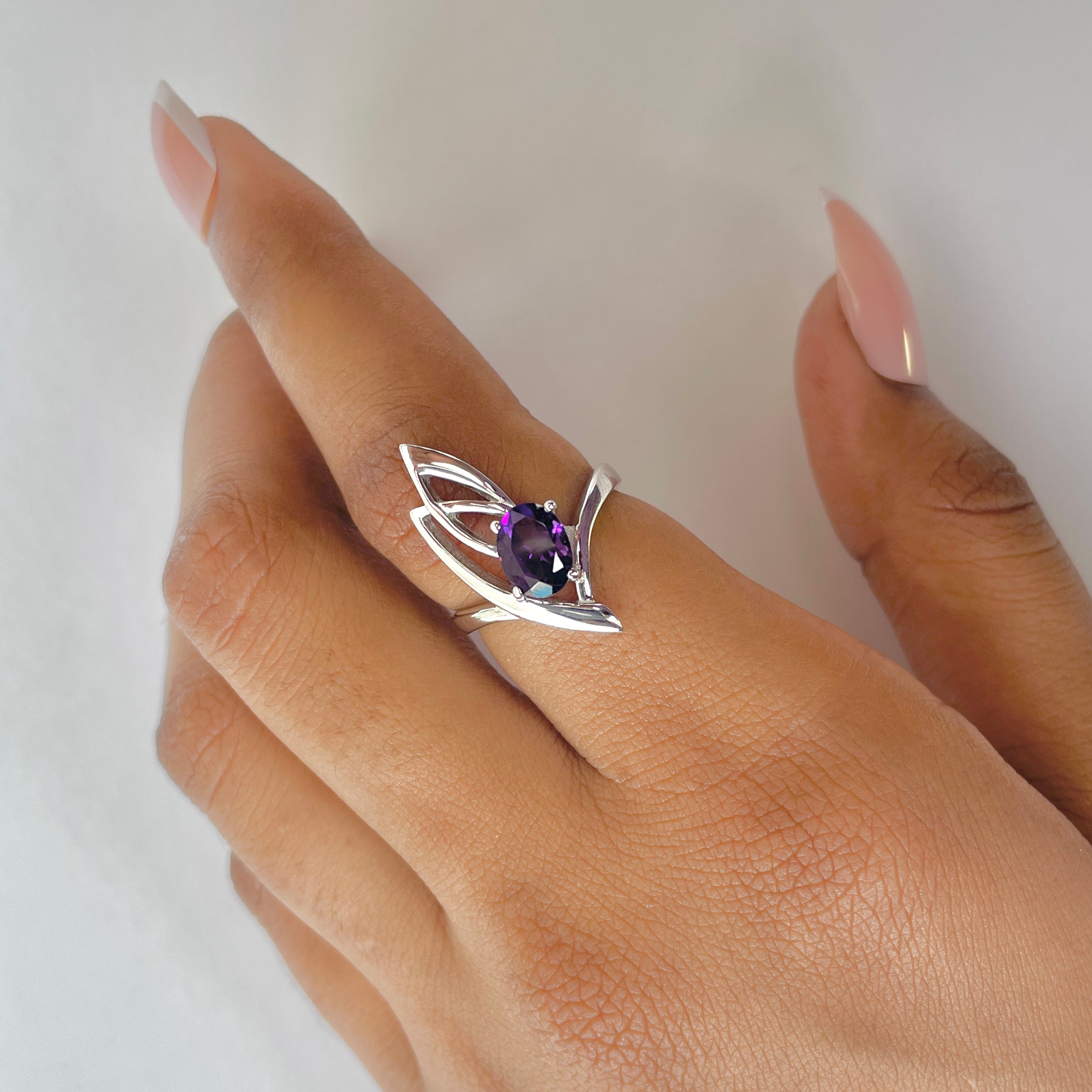 Amethyst Ring-(AMT-RDR-33.)