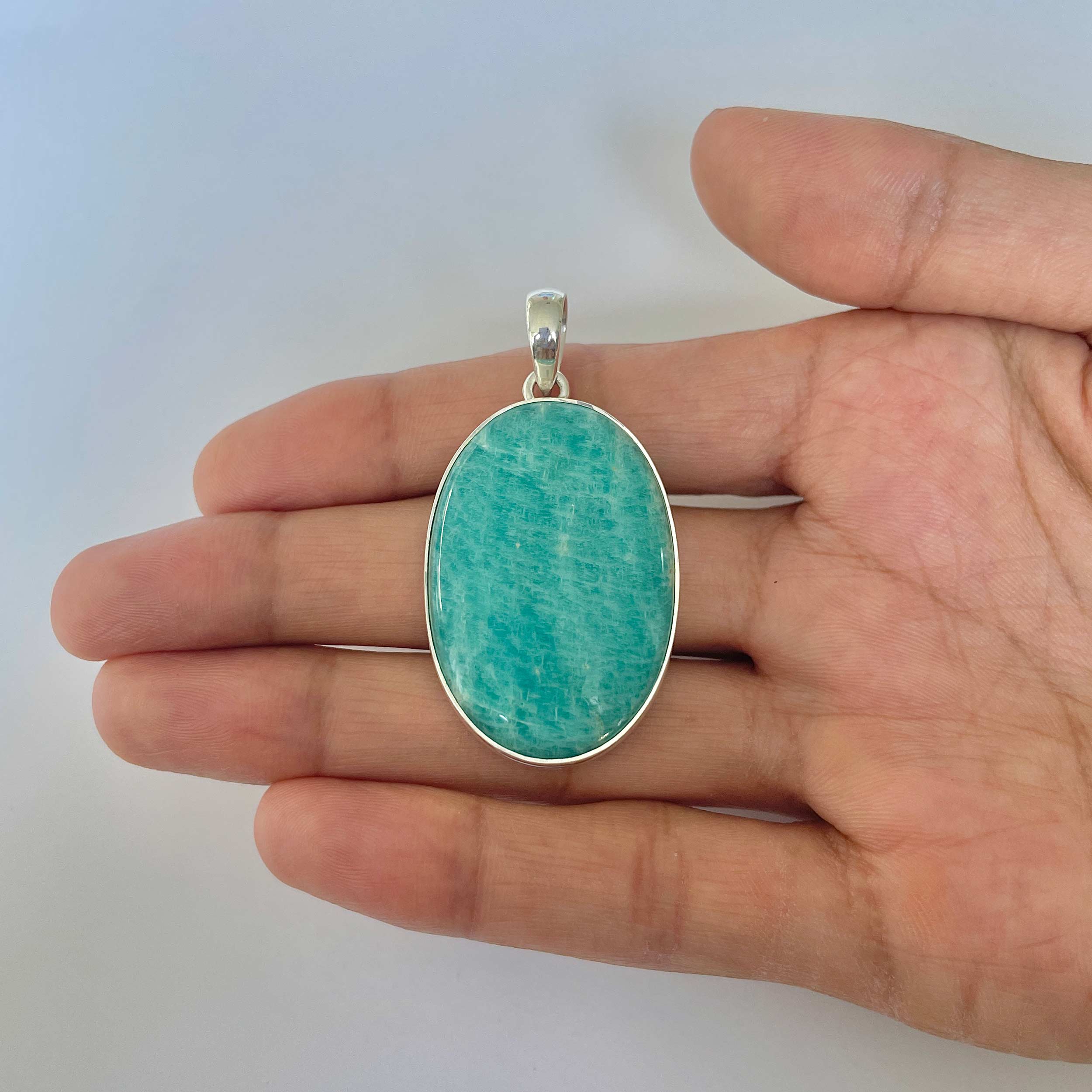 Amazonite Pendant-(AMZ-1-10)