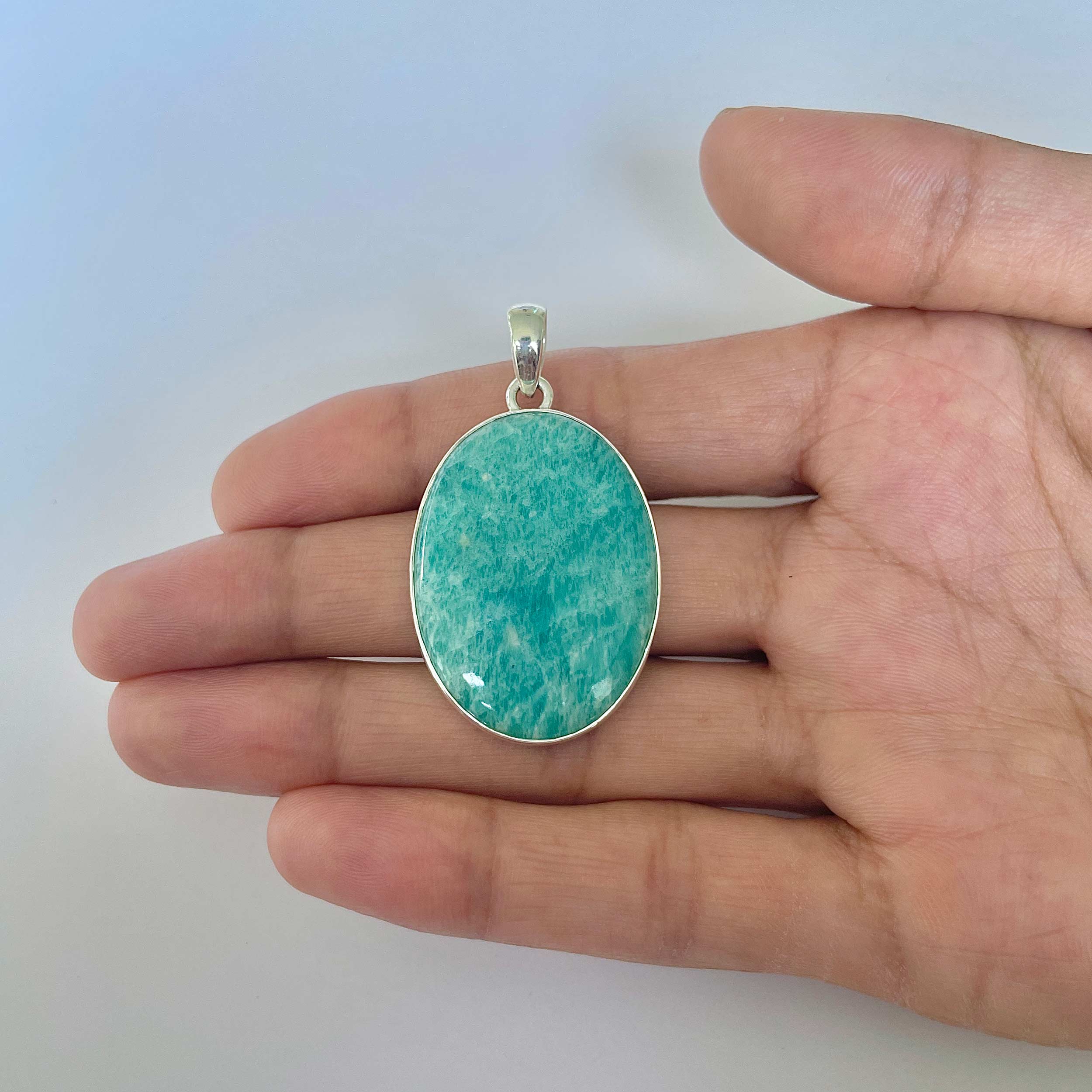 Amazonite Pendant-(AMZ-1-3)