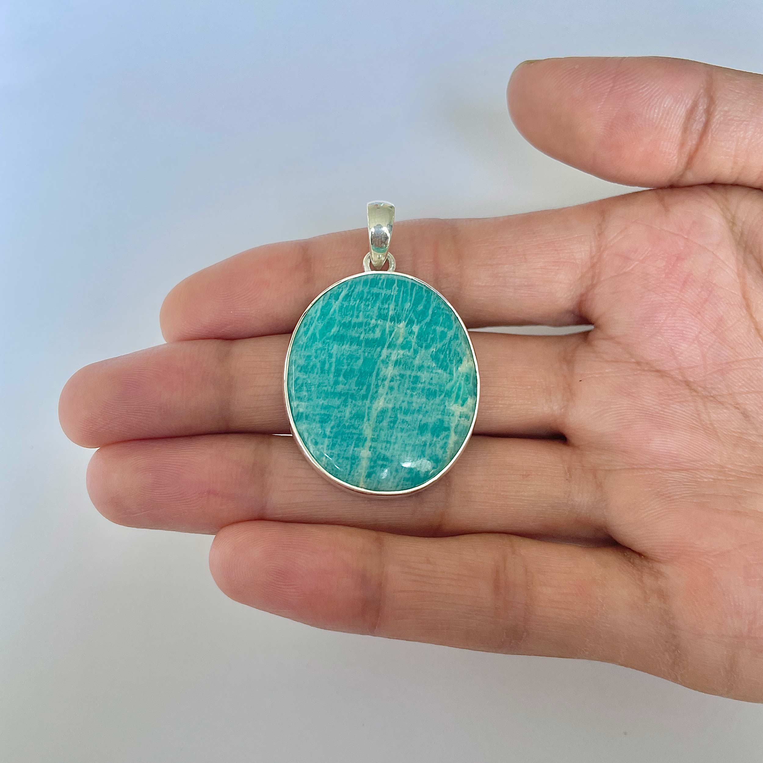 Amazonite Pendant-(AMZ-1-4)
