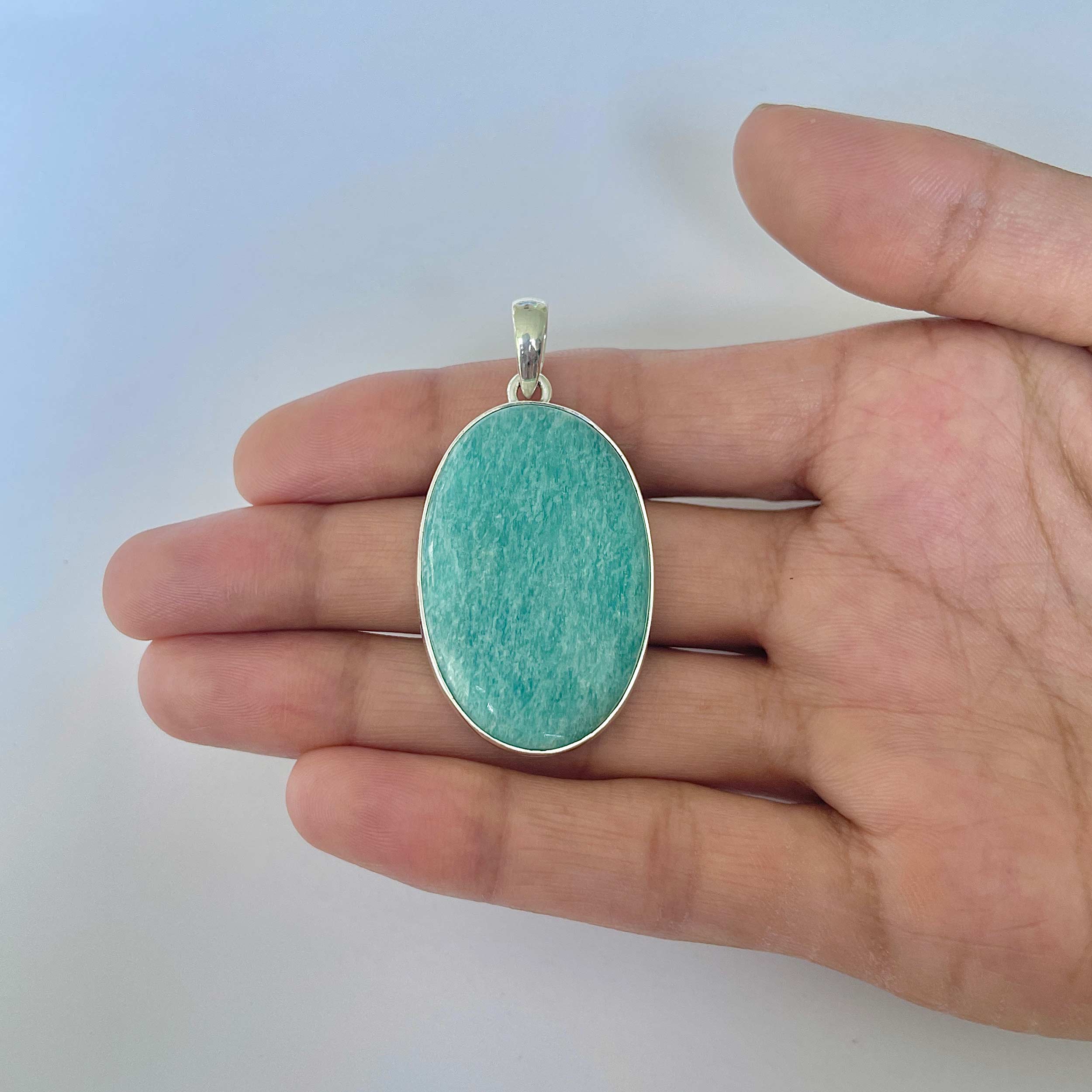Amazonite Pendant-(AMZ-1-7)