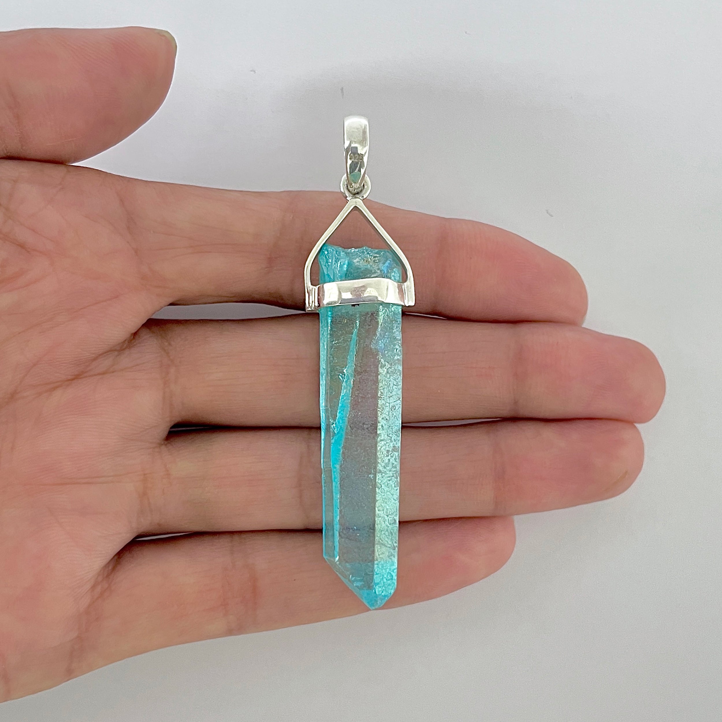 Aqua Aura Pendant-(AQA-1-24)