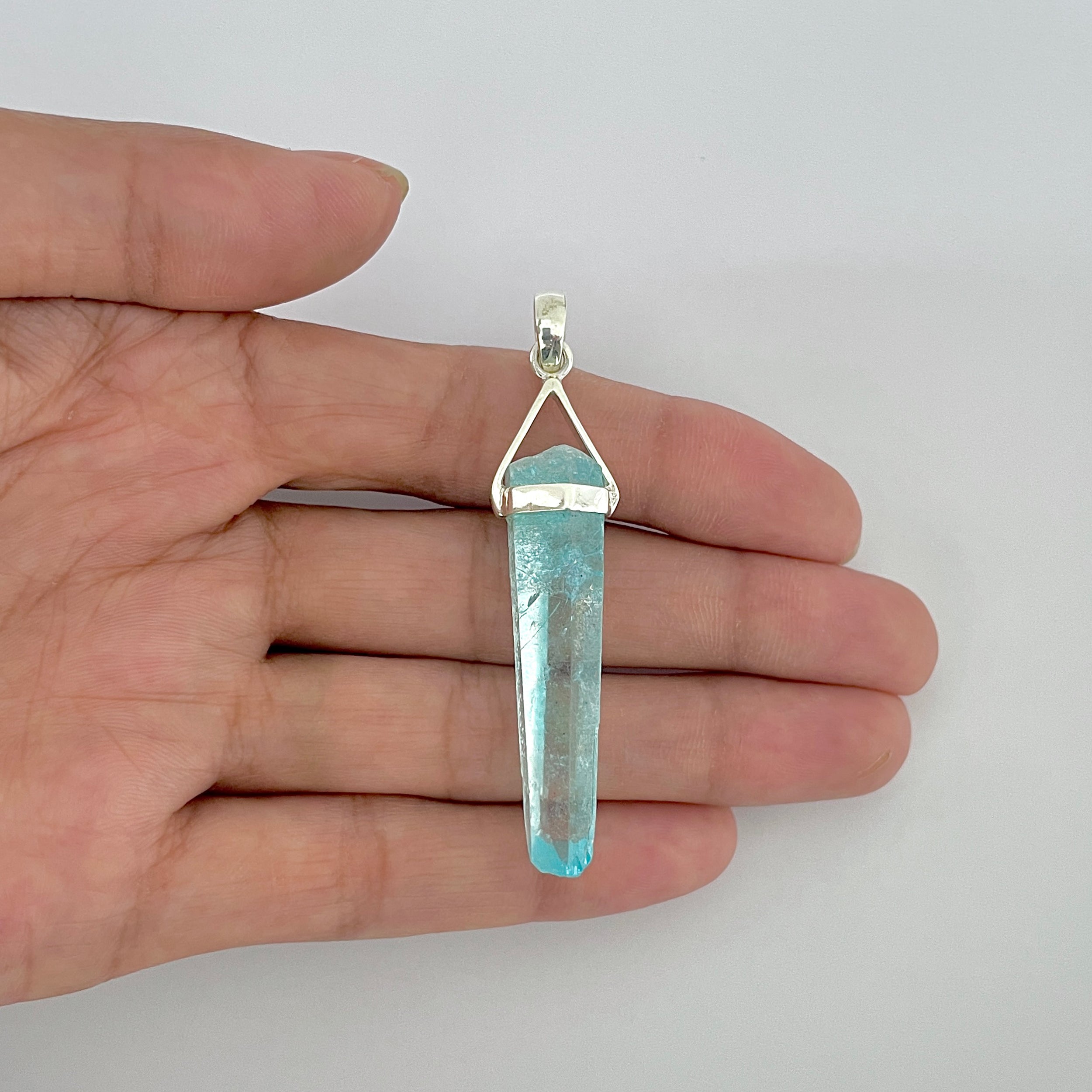 Aqua Aura Pendant-(AQA-1-27)