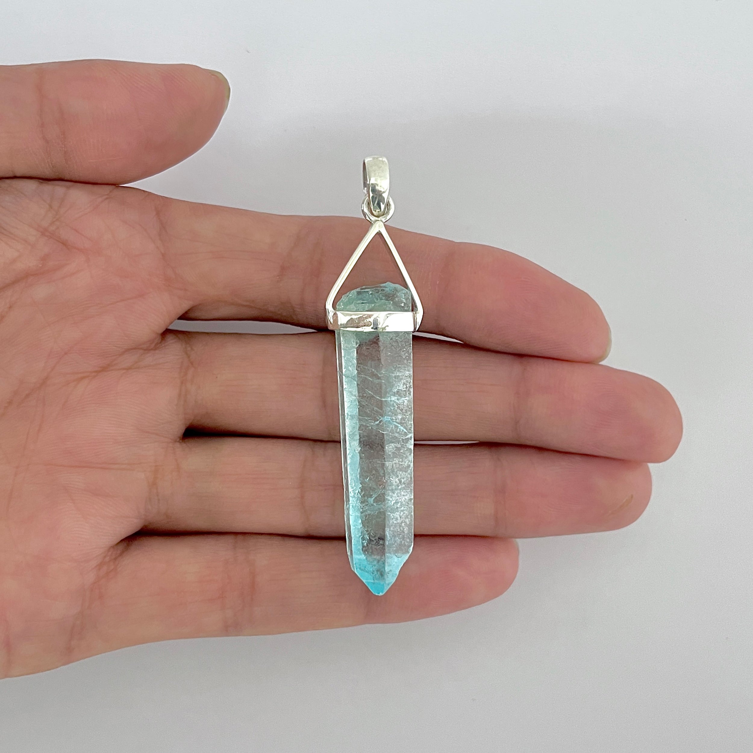 Aqua Aura Pendant-(AQA-1-28)