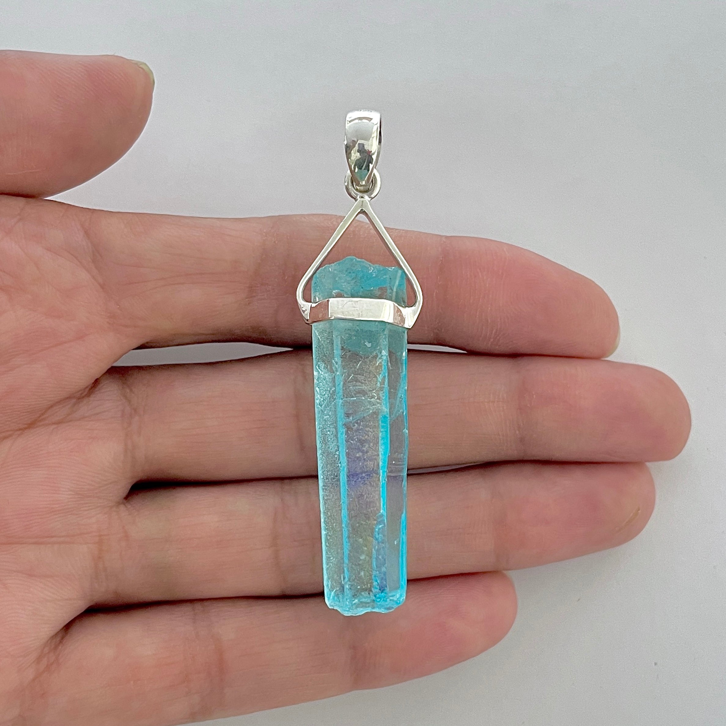 Aqua Aura Pendant-(AQA-1-29)