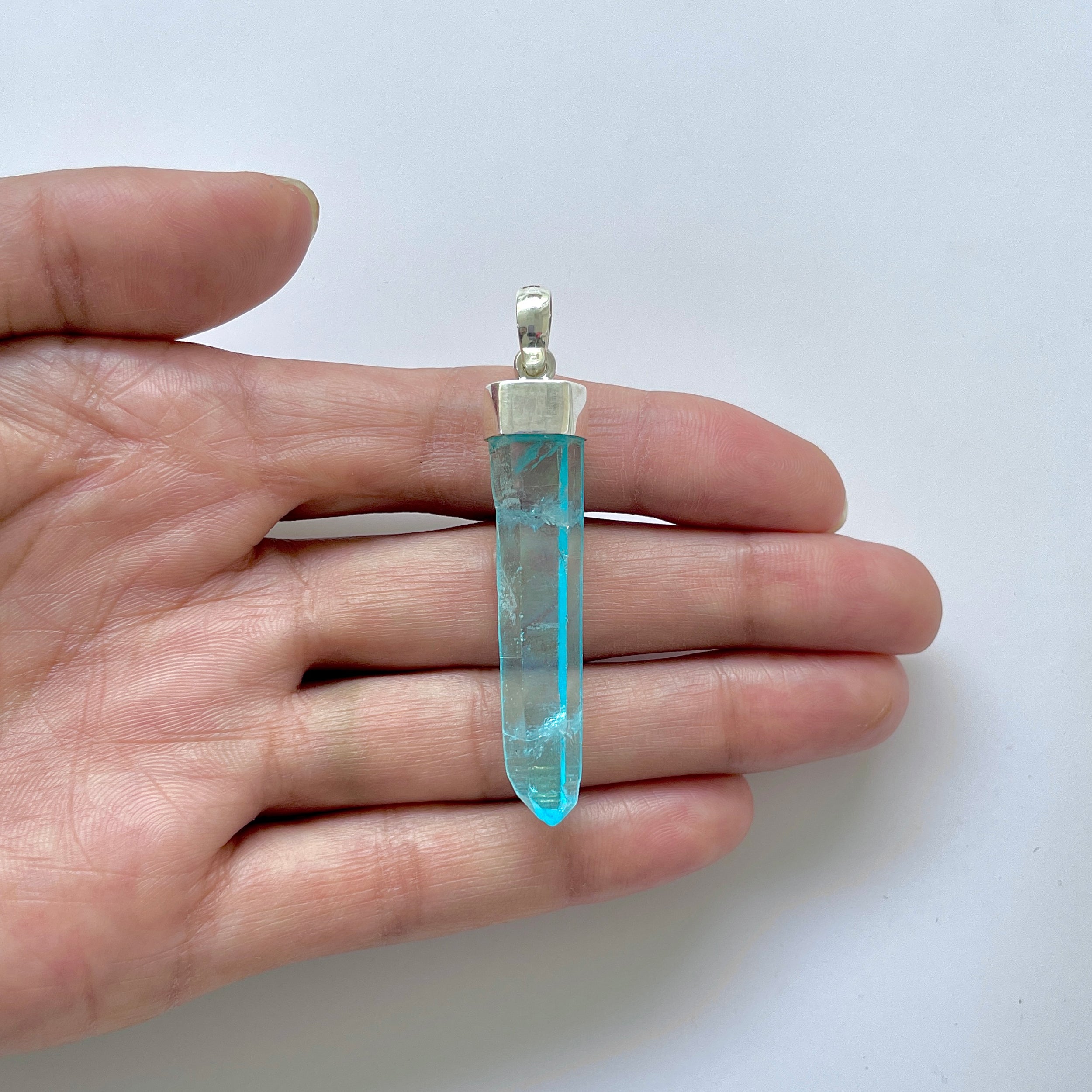 Aqua Aura Pendant-(AQA-1-30)