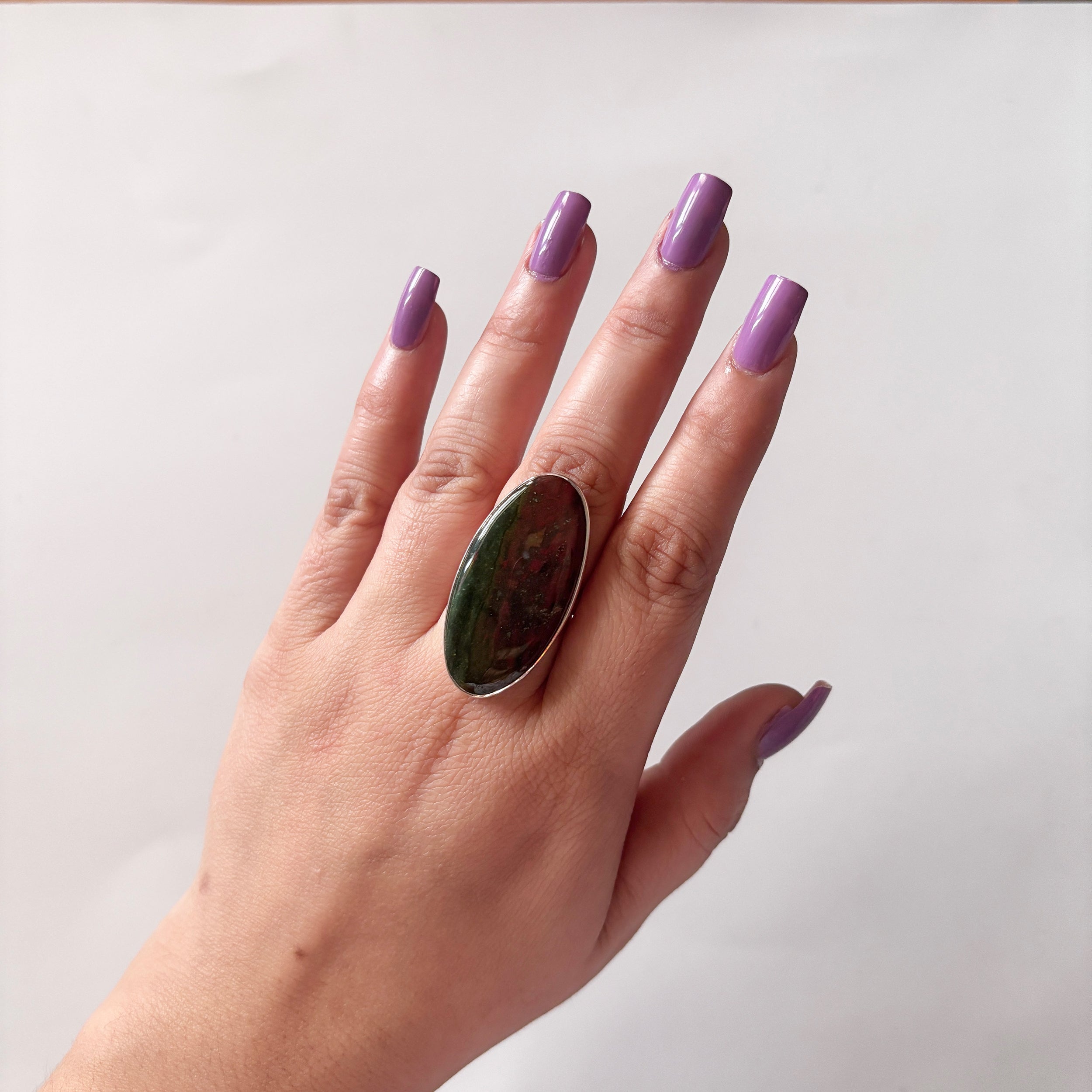 Blood Stone Ring-(BDS-2-1)