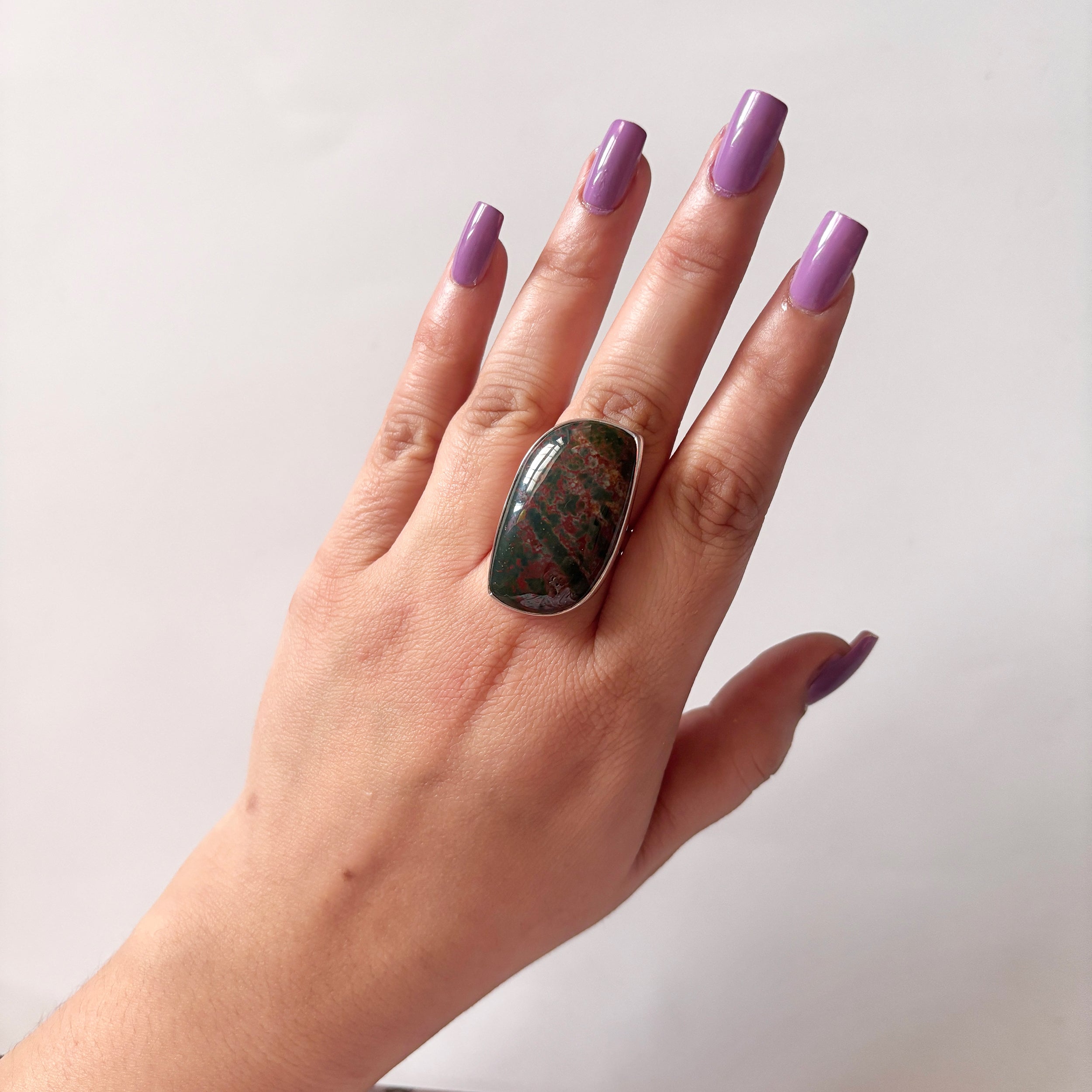 Blood Stone Ring-(BDS-2-10)