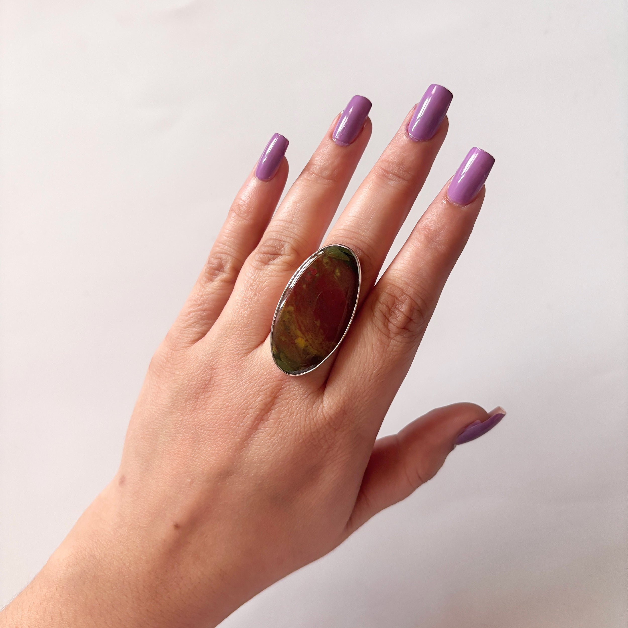 Blood Stone Ring-(BDS-2-14)
