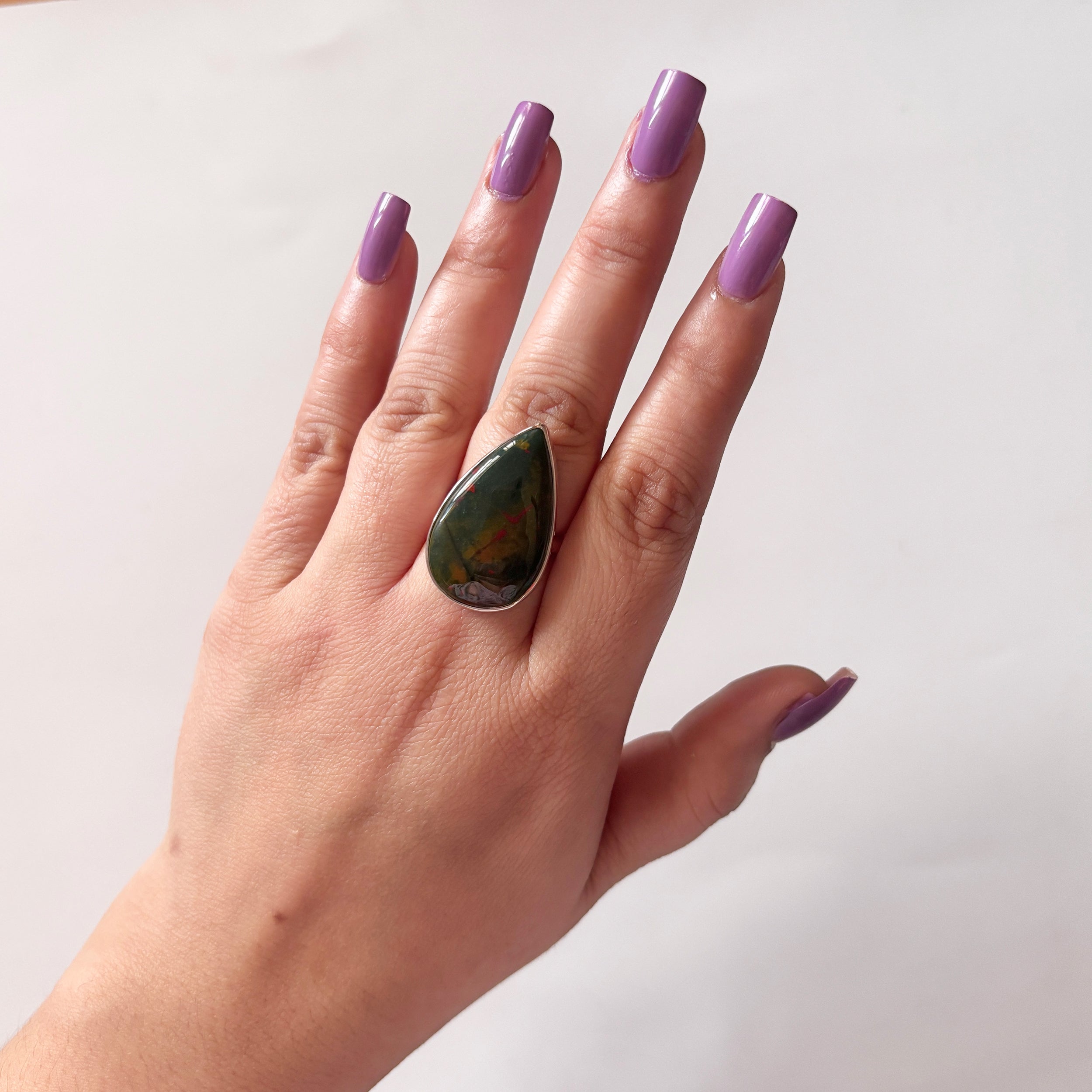 Blood Stone Ring-(BDS-2-15)