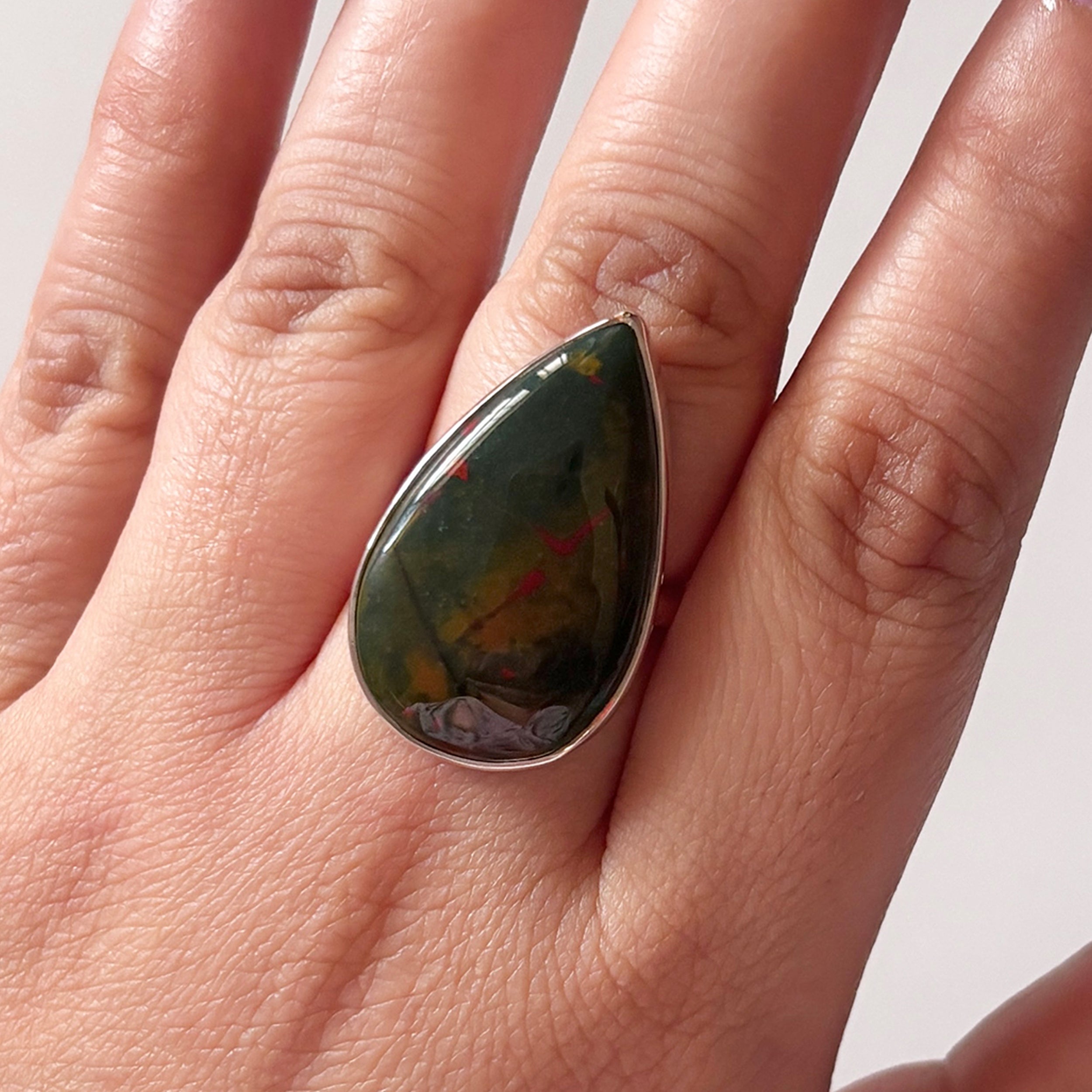 Blood Stone Ring-(BDS-2-15)
