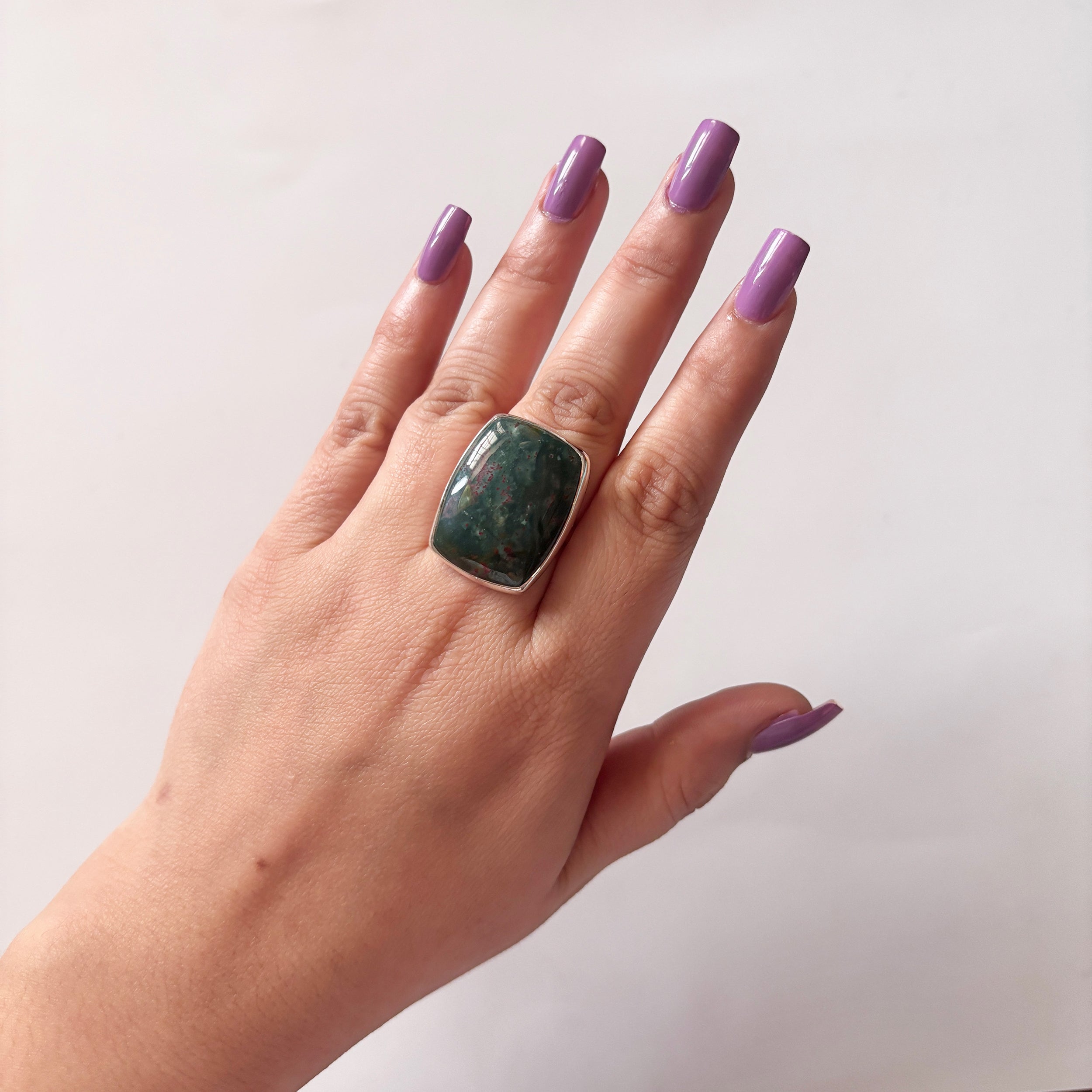 Blood Stone Ring-(BDS-2-16)