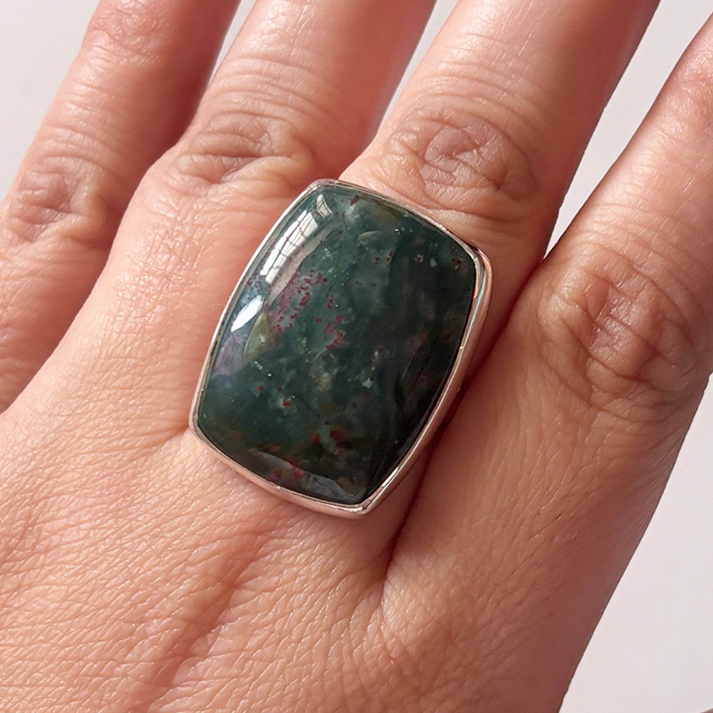 Blood Stone Ring-(BDS-2-16)