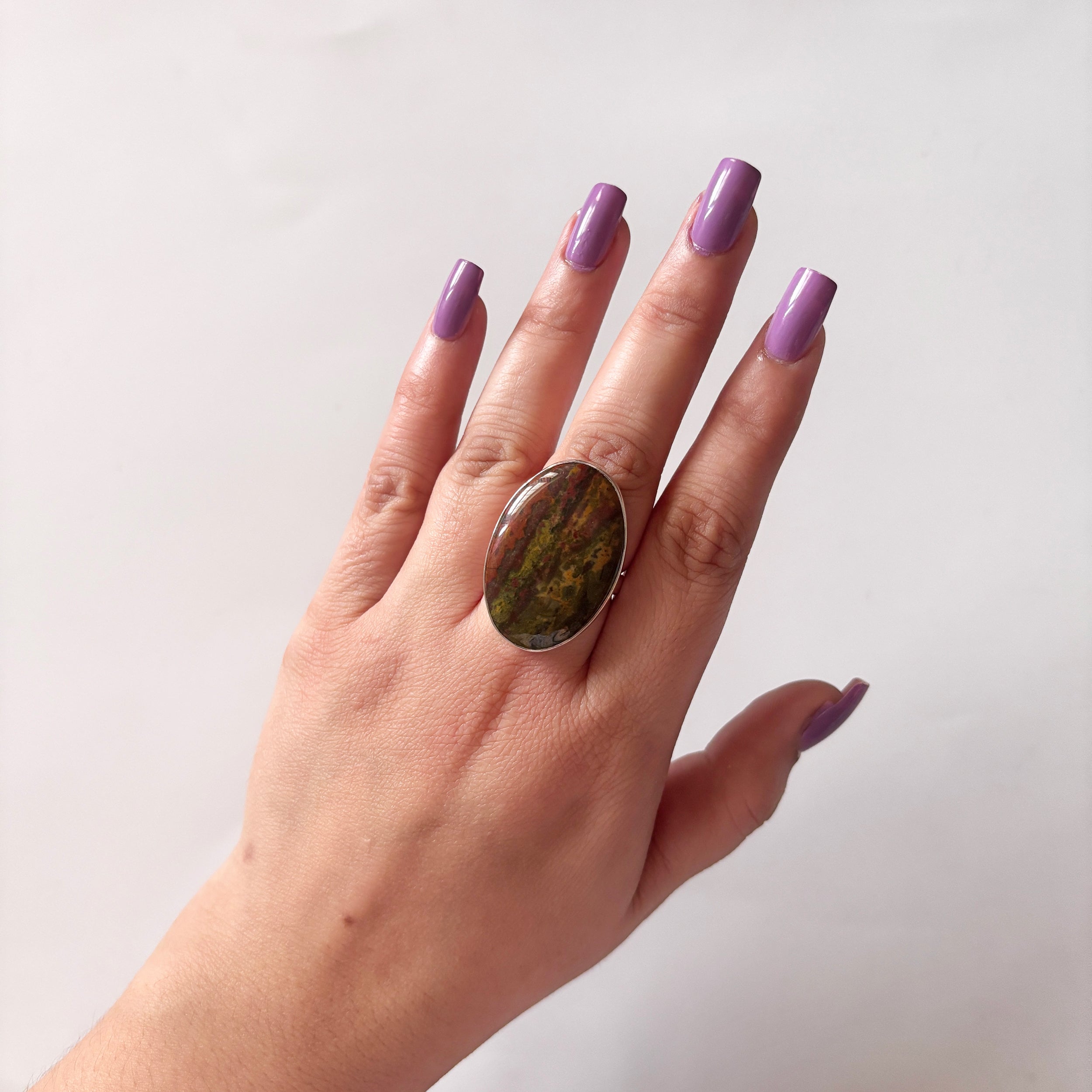 Blood Stone Ring-(BDS-2-17)