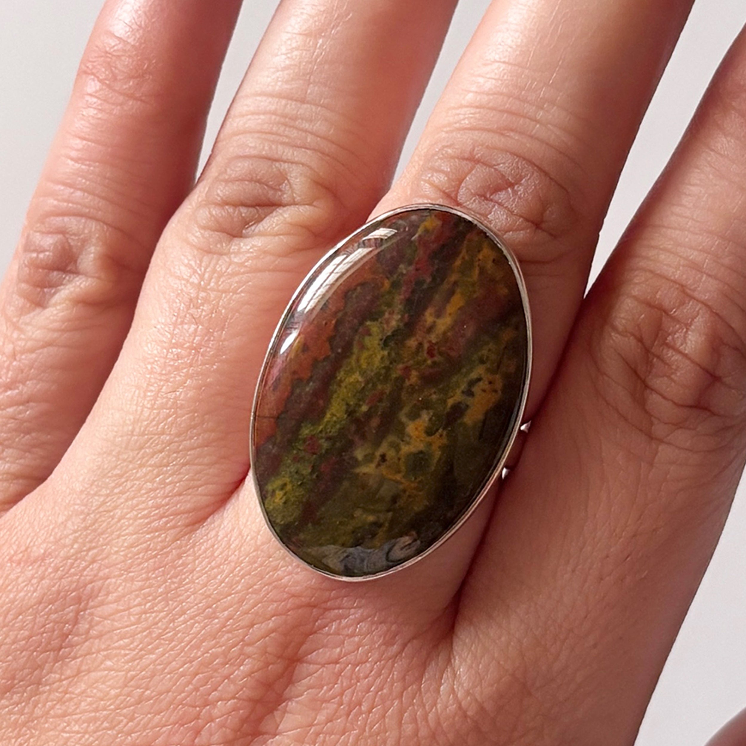 Blood Stone Ring-(BDS-2-17)