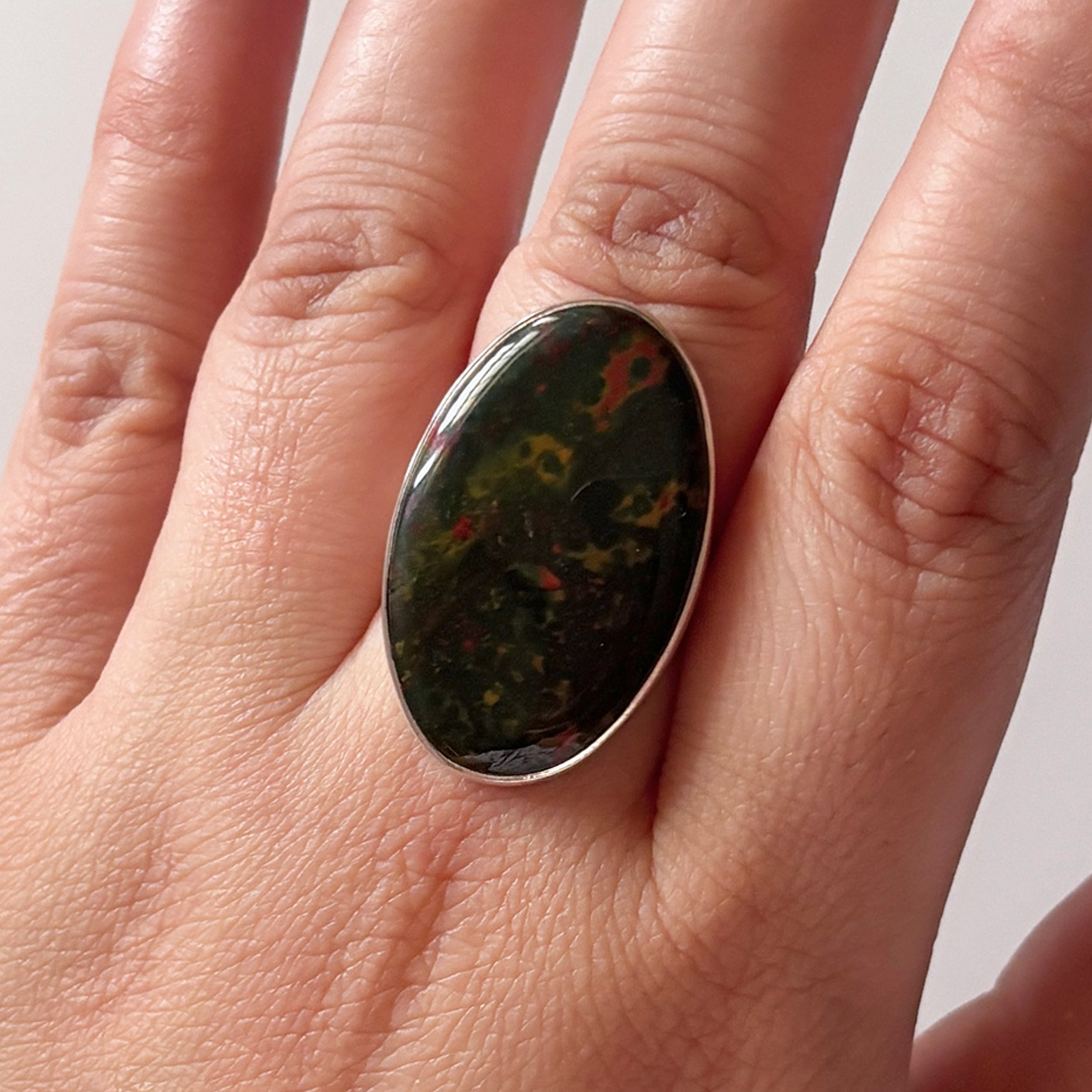 Blood Stone Ring-(BDS-2-18)