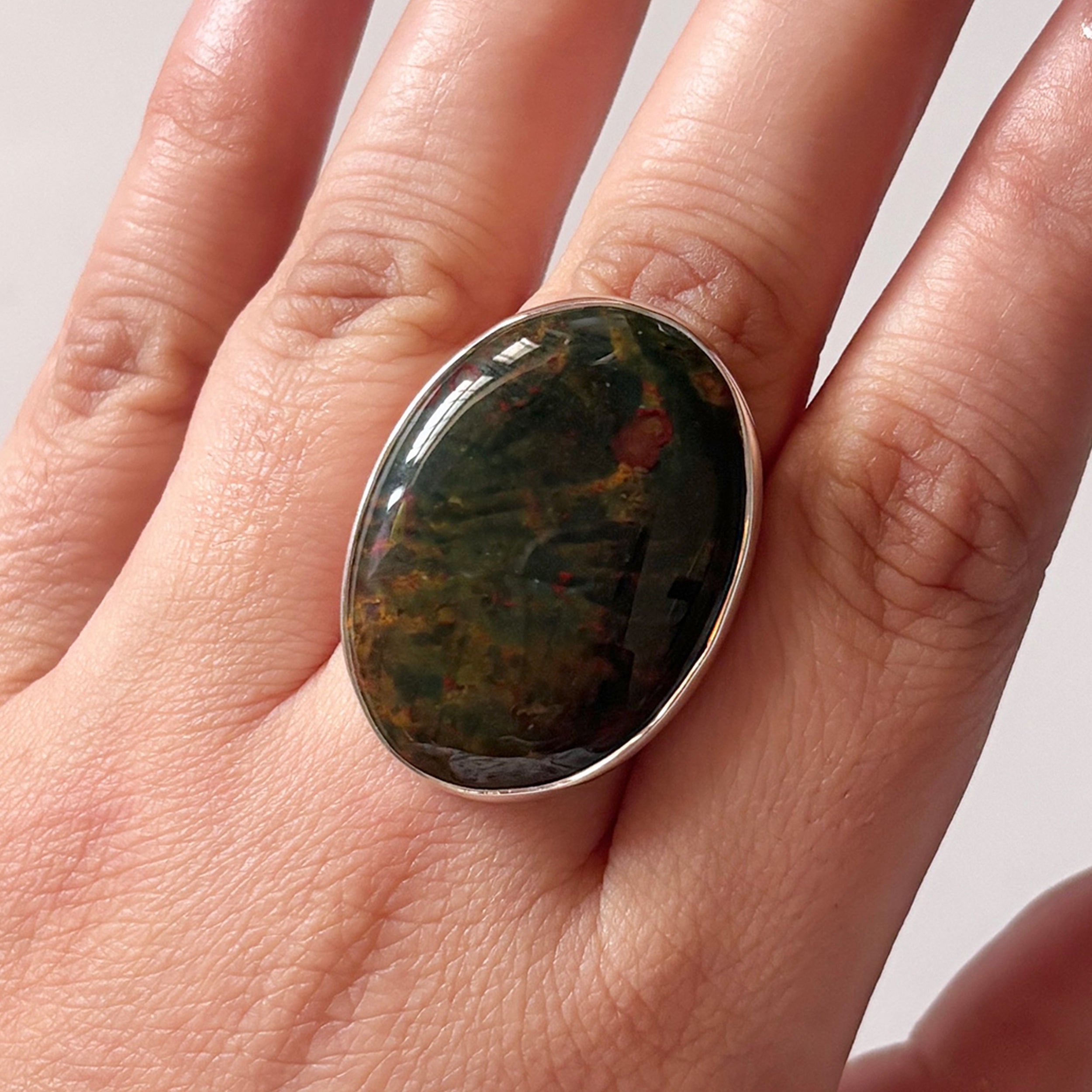 Blood Stone Ring-(BDS-2-19)