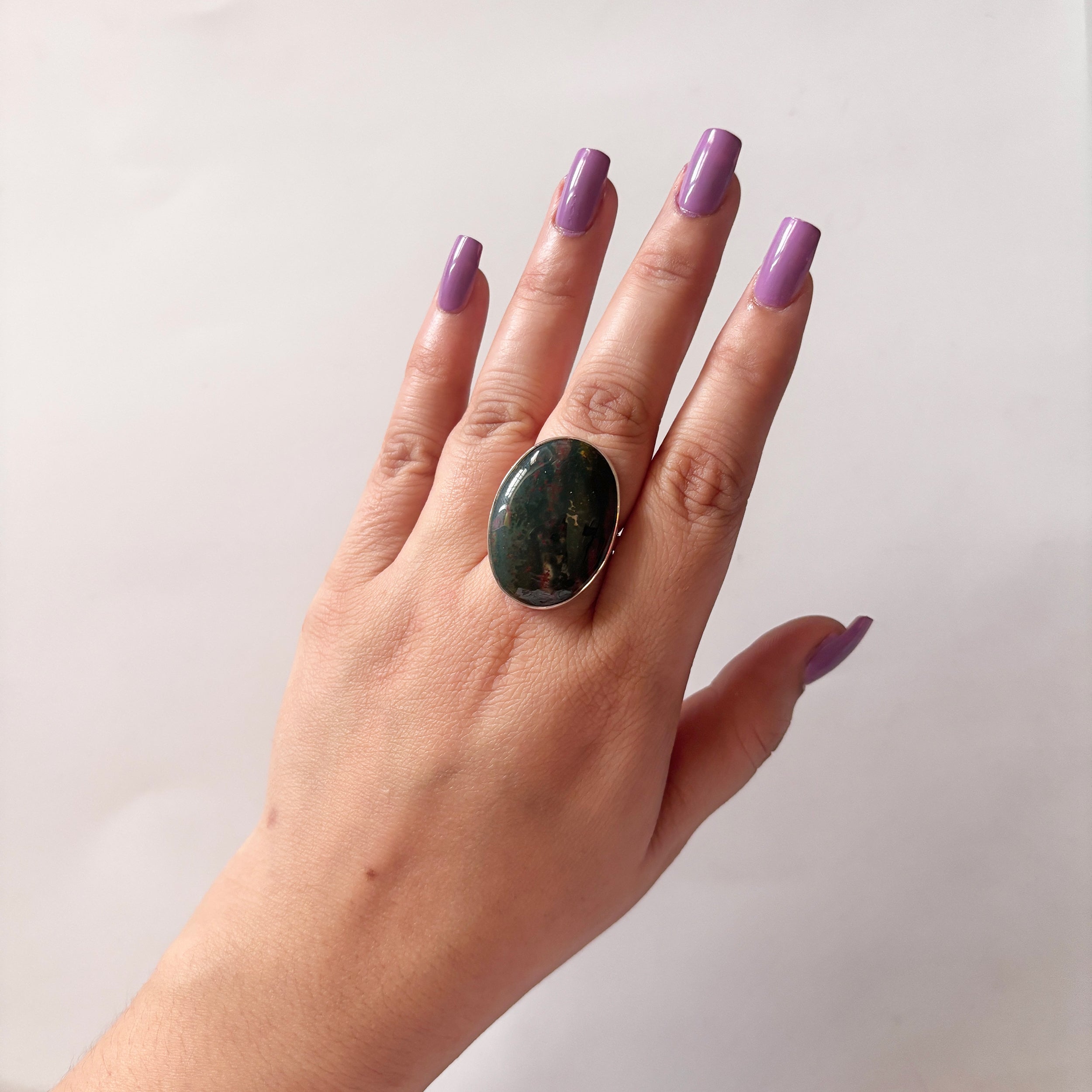 Blood Stone Ring-(BDS-2-2)