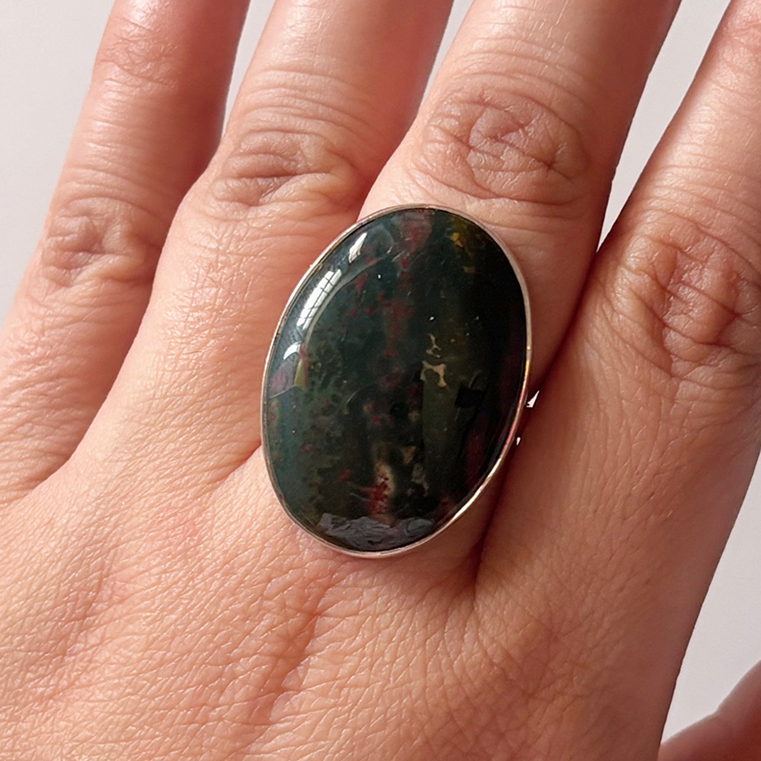 Blood Stone Ring-(BDS-2-2)