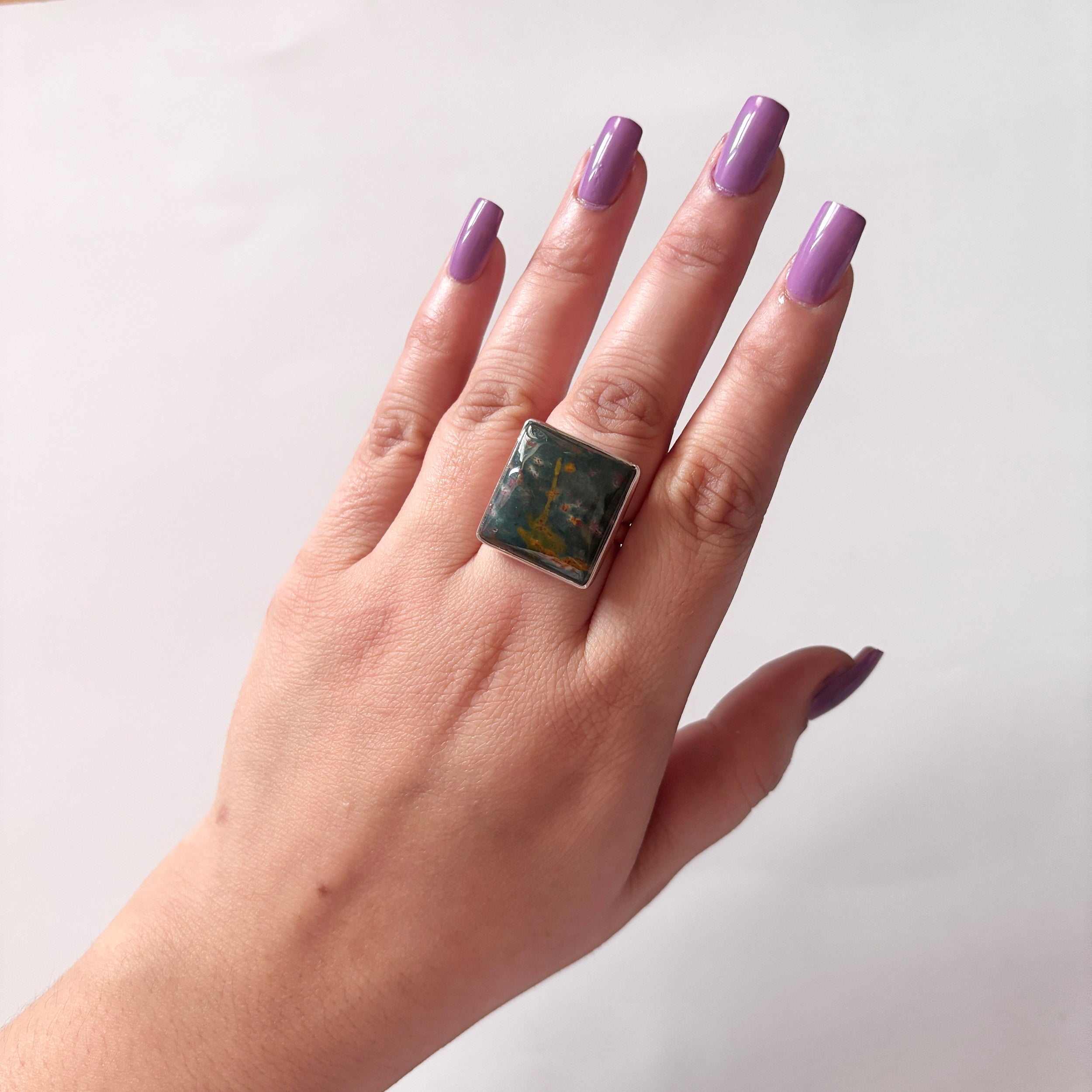 Blood Stone Ring-(BDS-2-20)