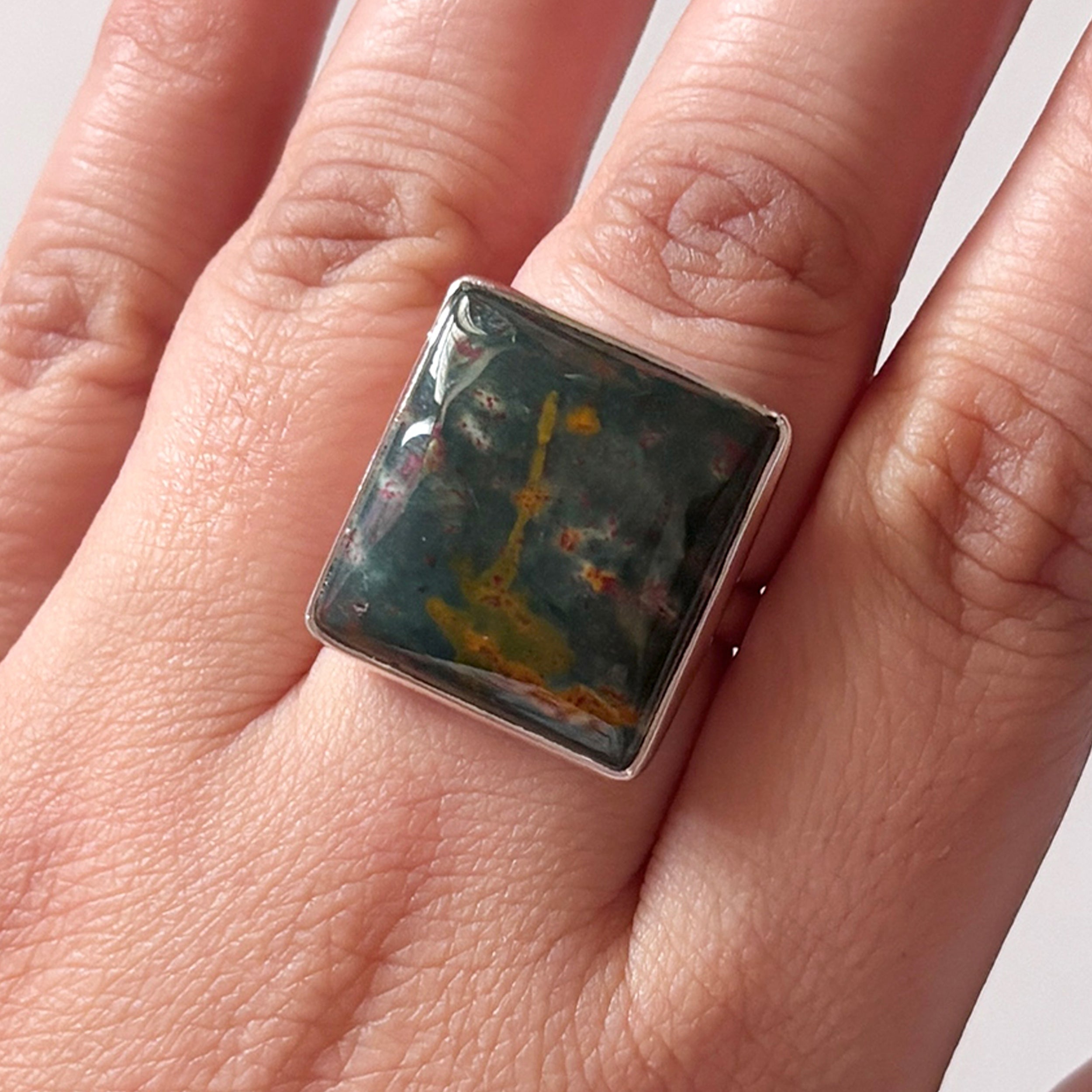 Blood Stone Ring-(BDS-2-20)