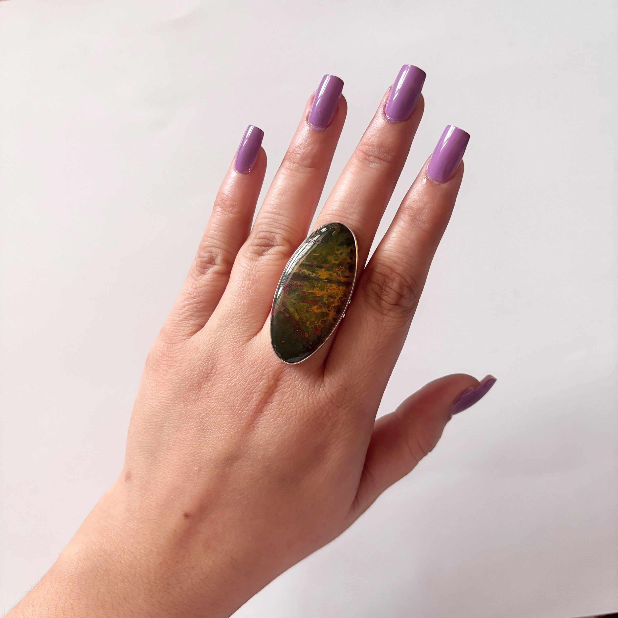 Blood Stone Ring-(BDS-2-21)