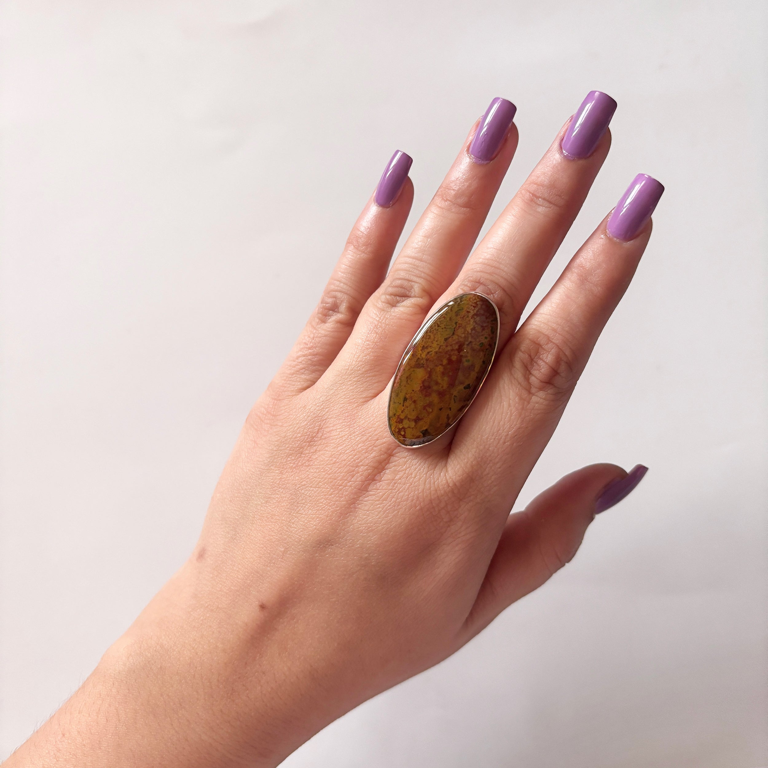 Blood Stone Ring-(BDS-2-25)