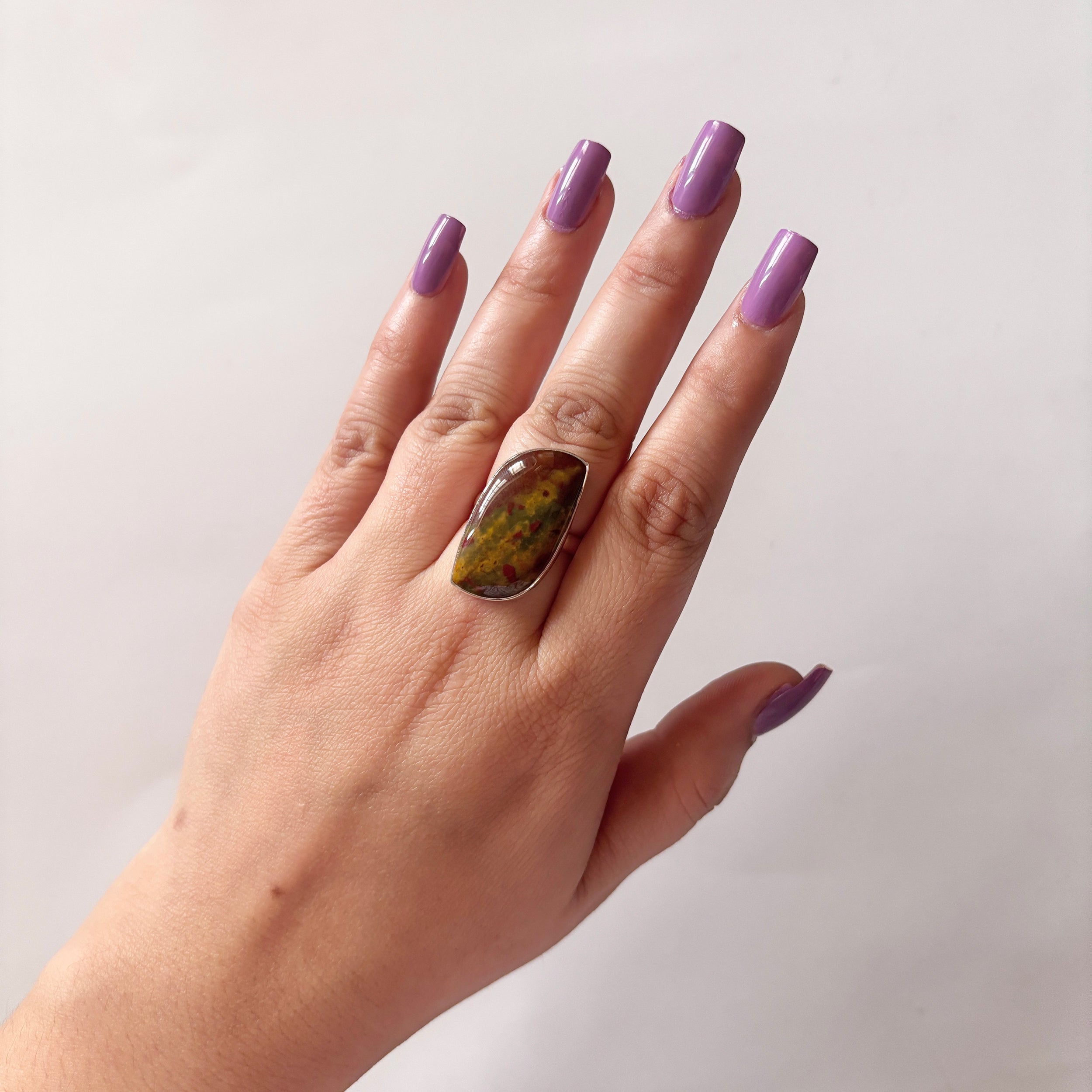 Blood Stone Ring-(BDS-2-26)