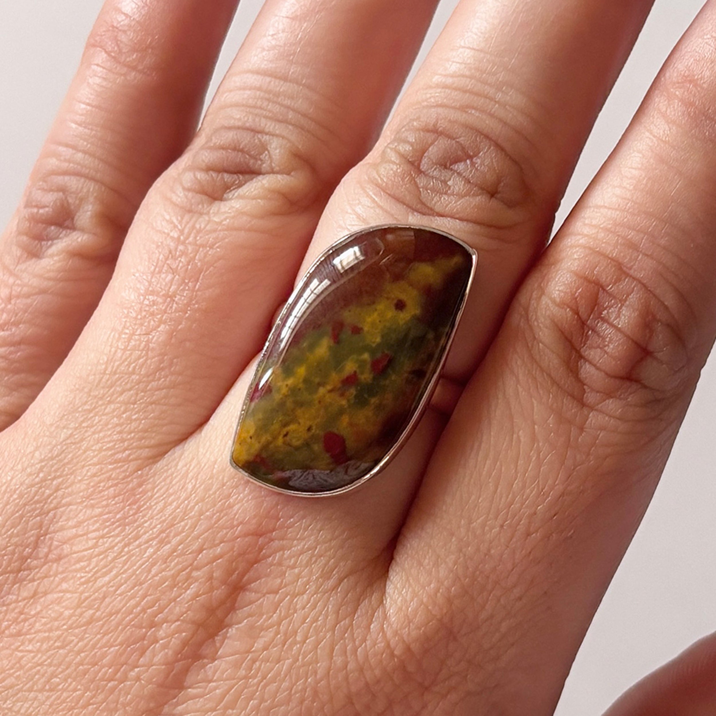 Blood Stone Ring-(BDS-2-26)