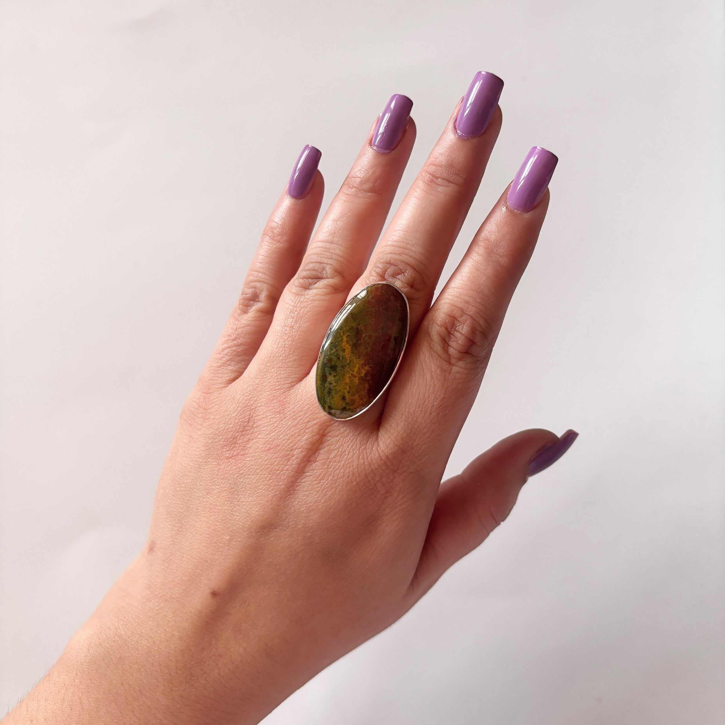 Blood Stone Ring-(BDS-2-27)