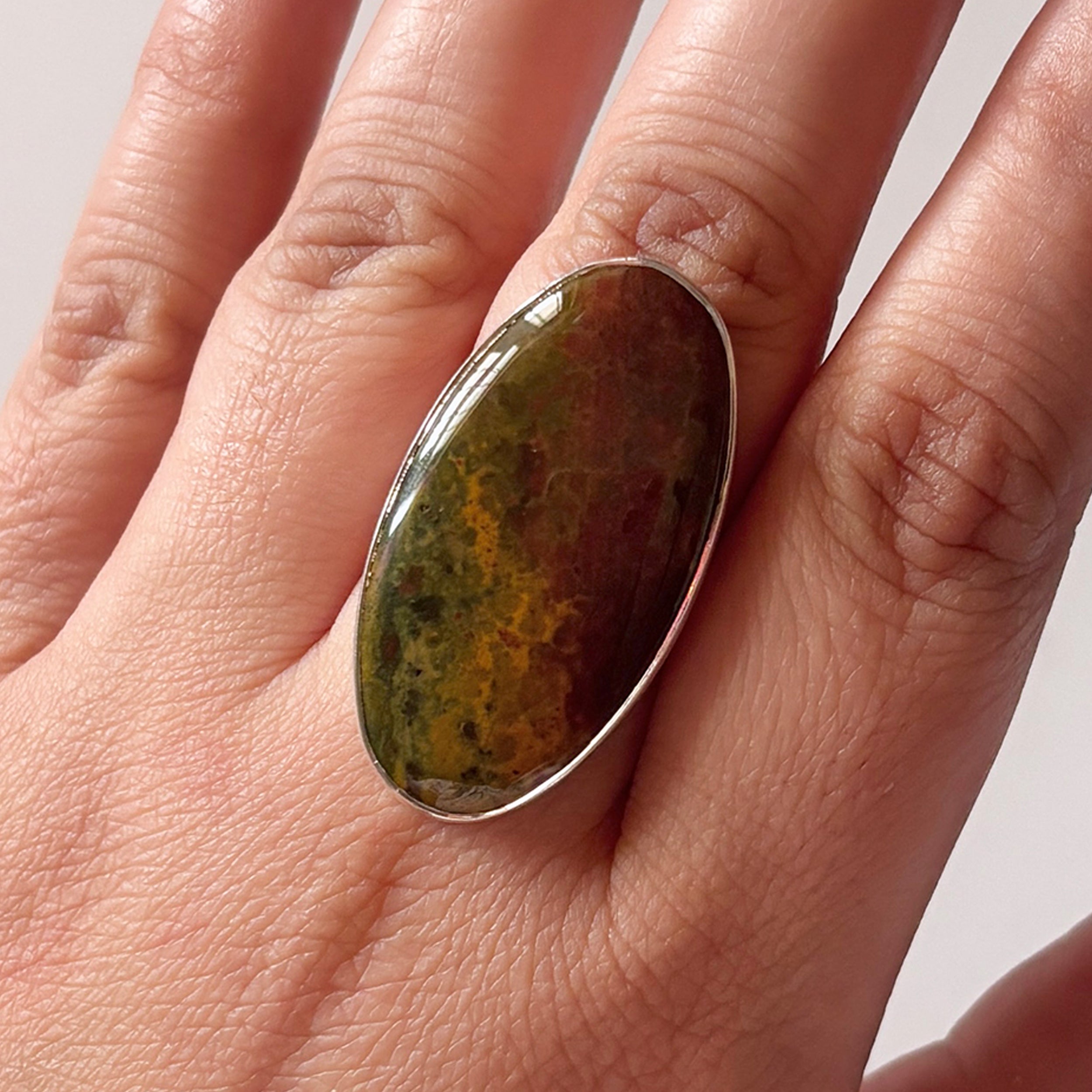 Blood Stone Ring-(BDS-2-27)