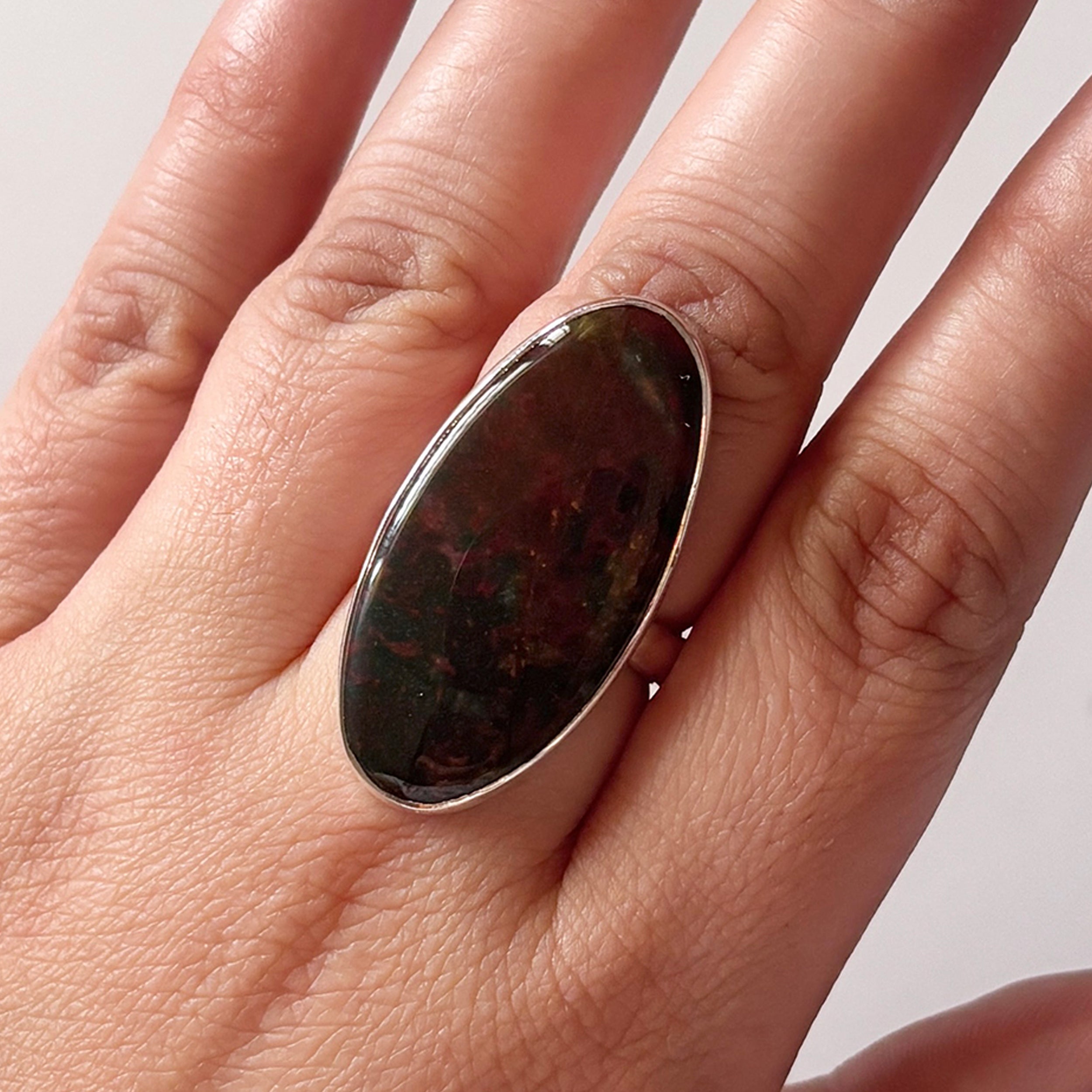 Blood Stone Ring-(BDS-2-28)