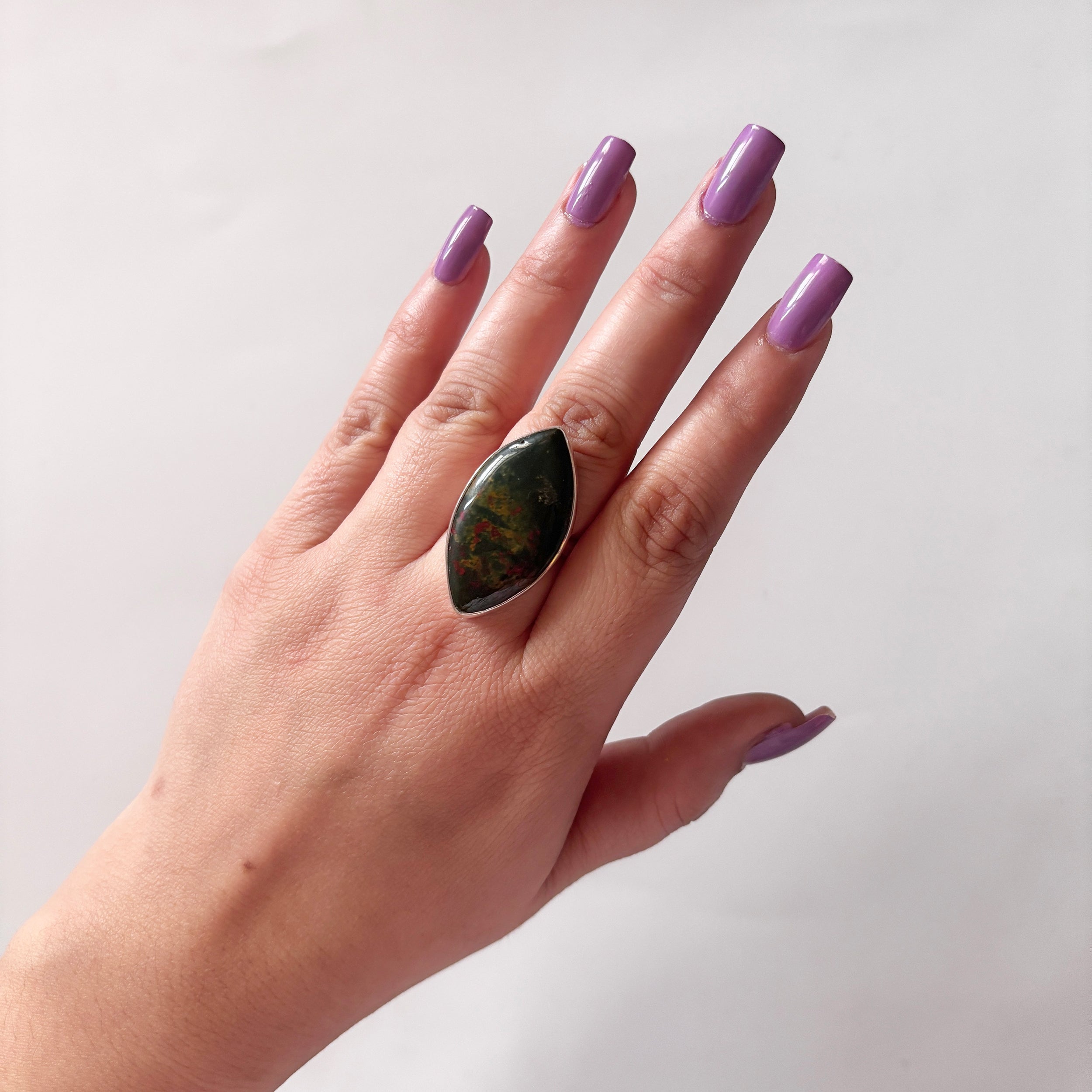 Blood Stone Ring-(BDS-2-3)