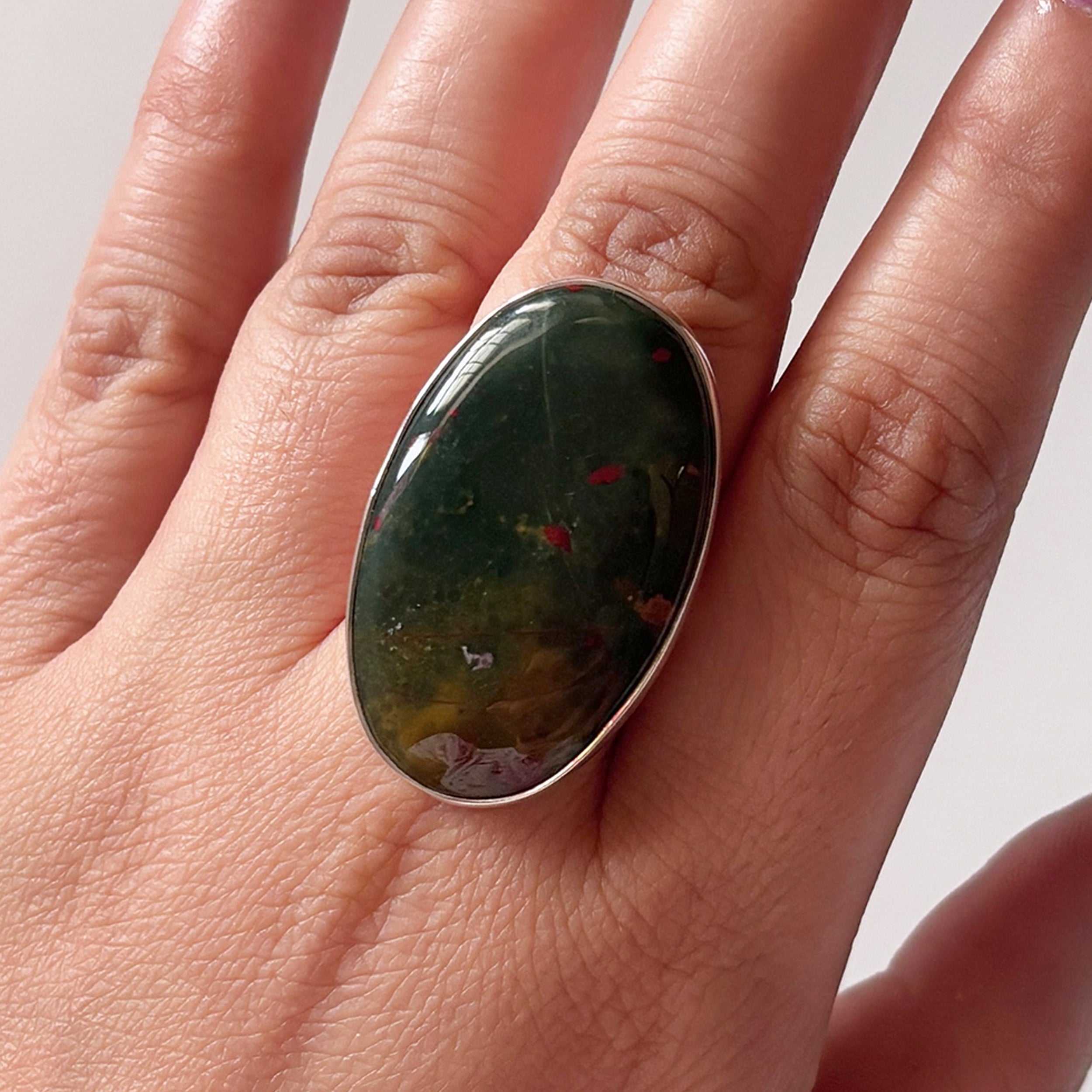 Blood Stone Ring-(BDS-2-30)