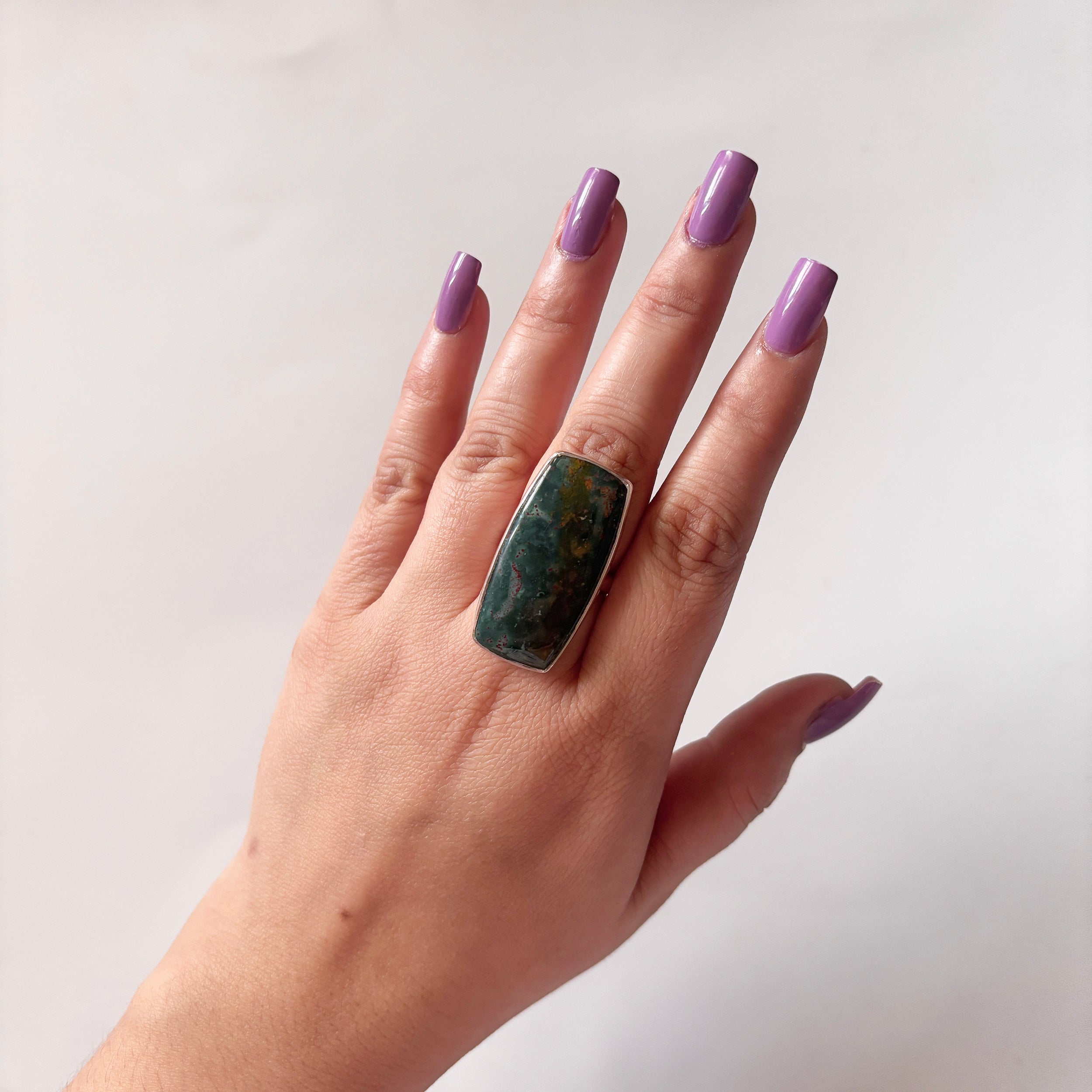Blood Stone Ring-(BDS-2-31)