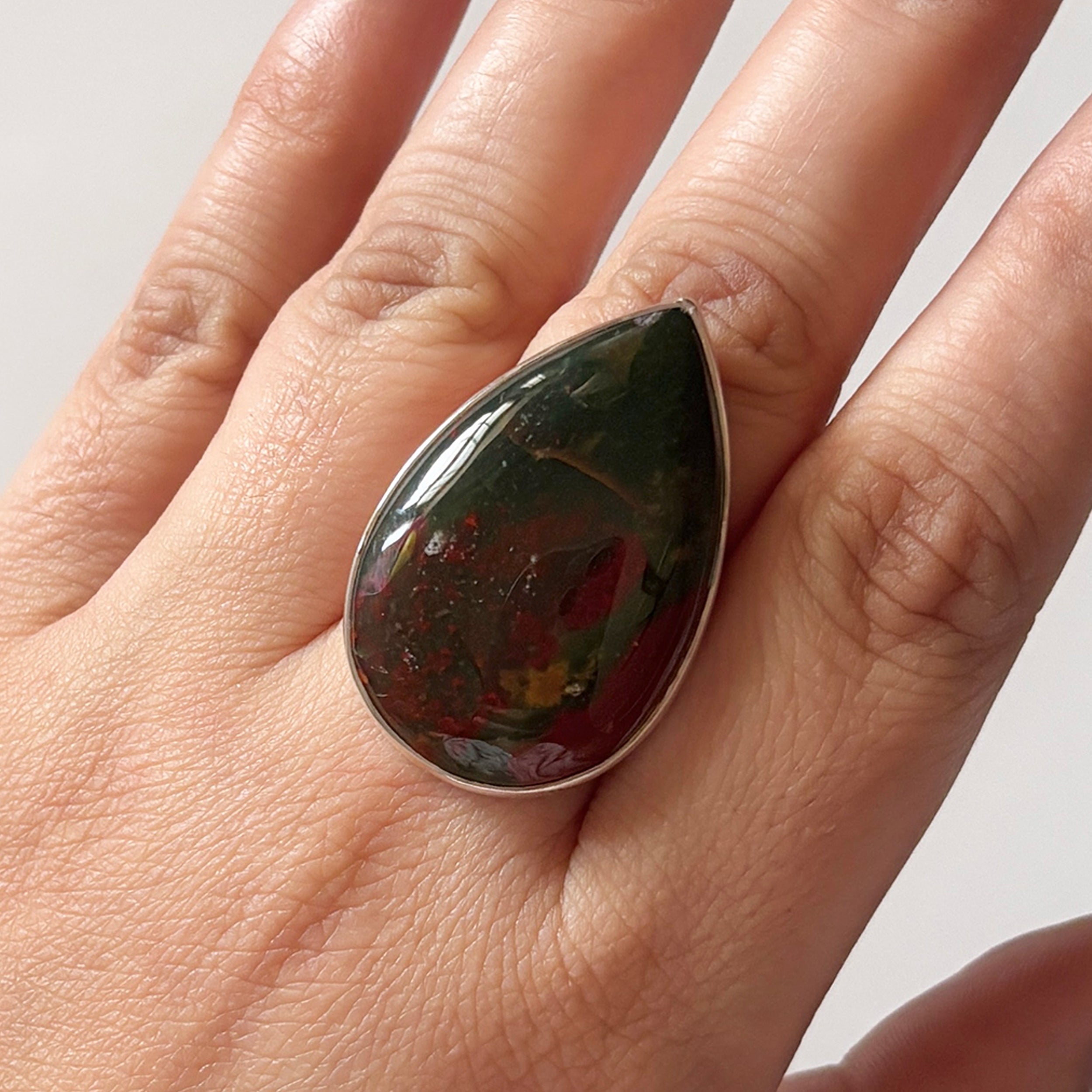 Blood Stone Ring-(BDS-2-32)