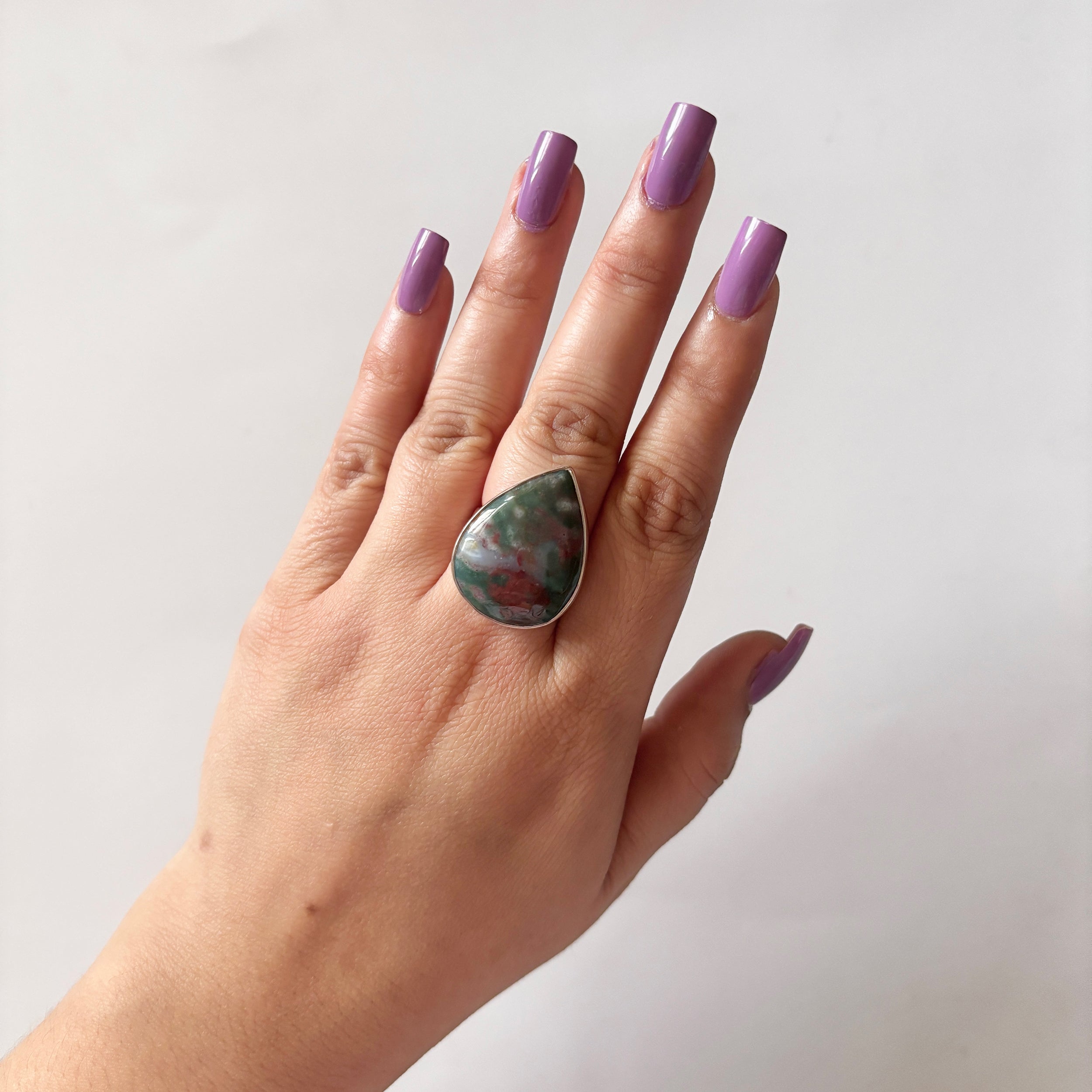 Blood Stone Ring-(BDS-2-34)