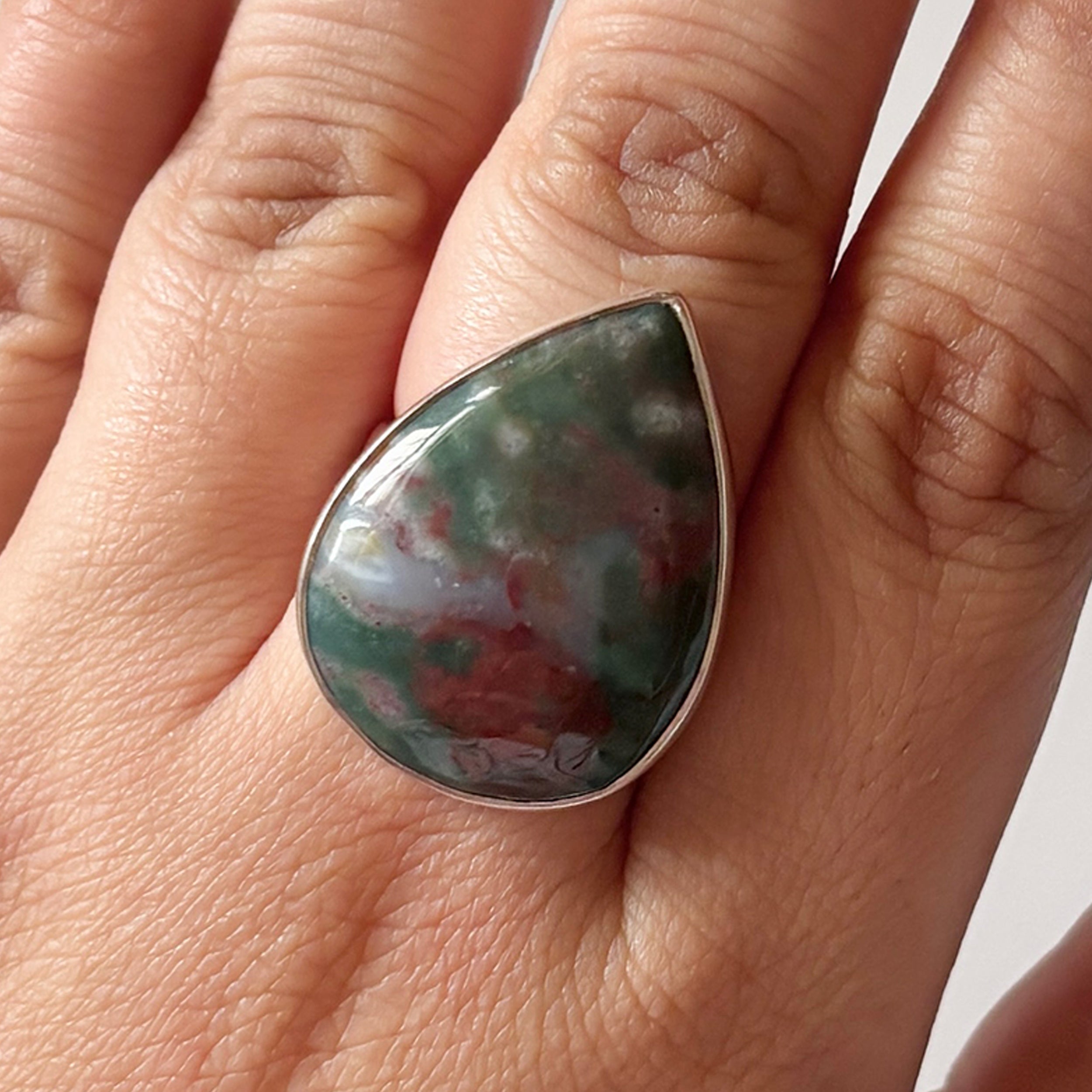 Blood Stone Ring-(BDS-2-34)