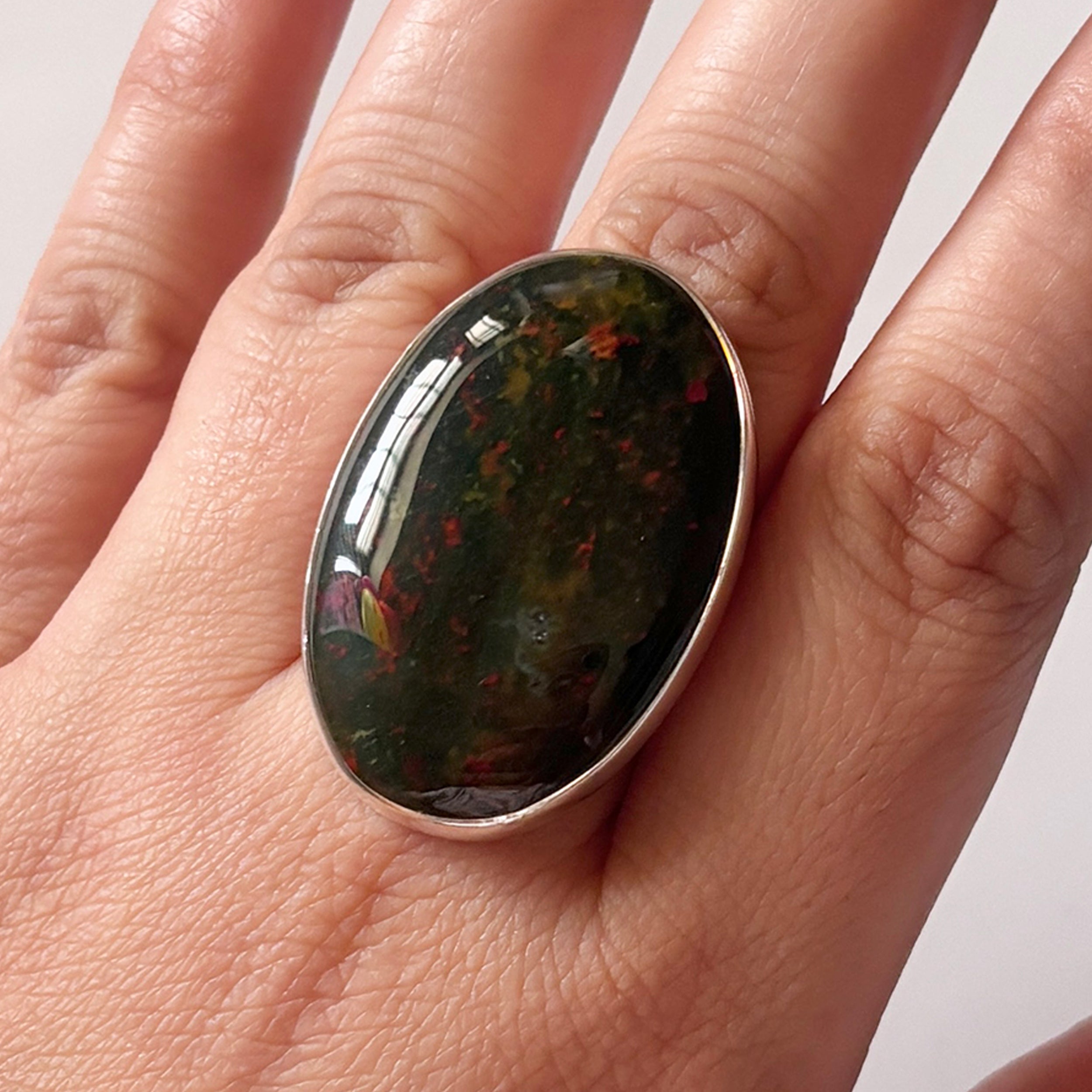 Blood Stone Ring-(BDS-2-37)