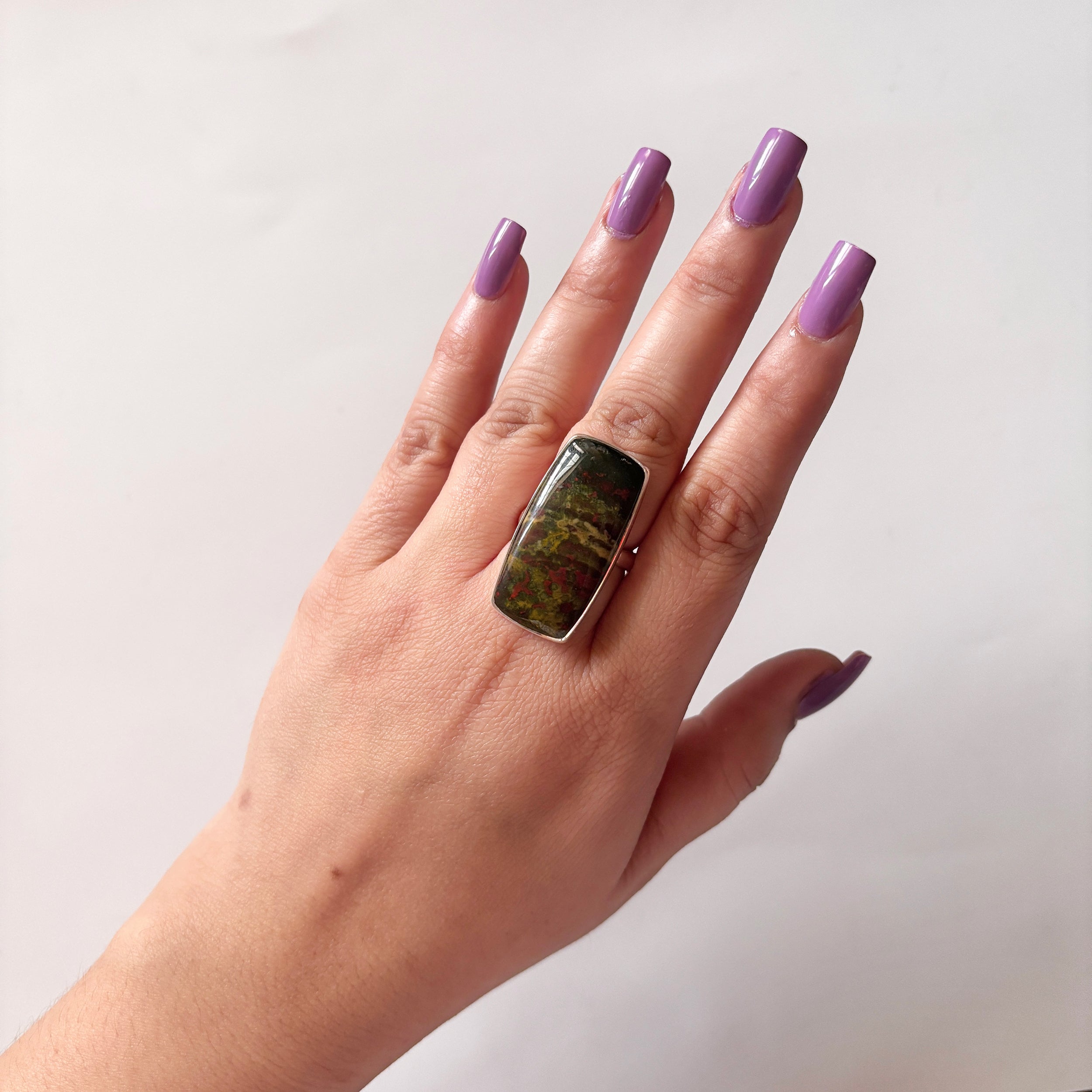 Blood Stone Ring-(BDS-2-6)