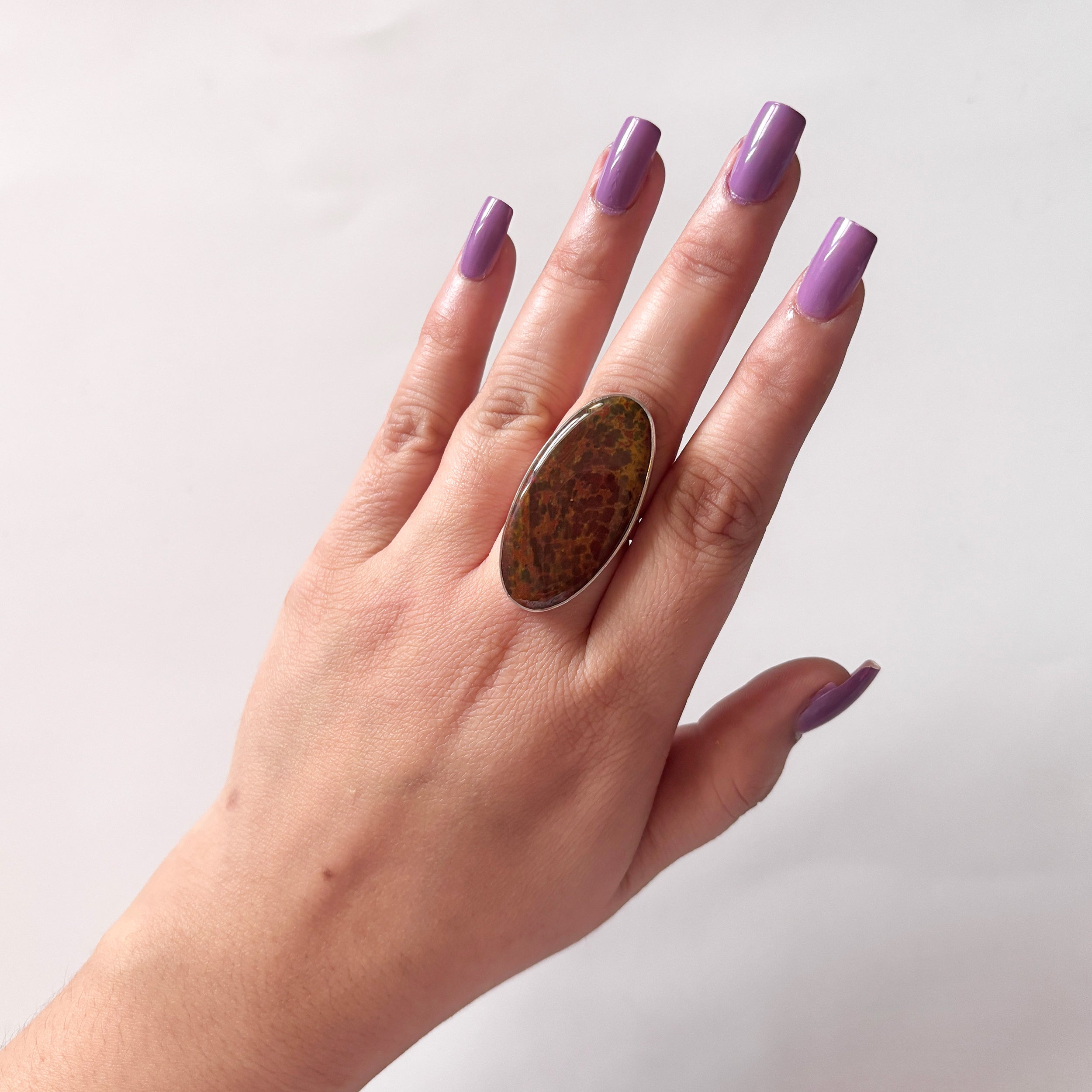 Blood Stone Ring-(BDS-2-7)