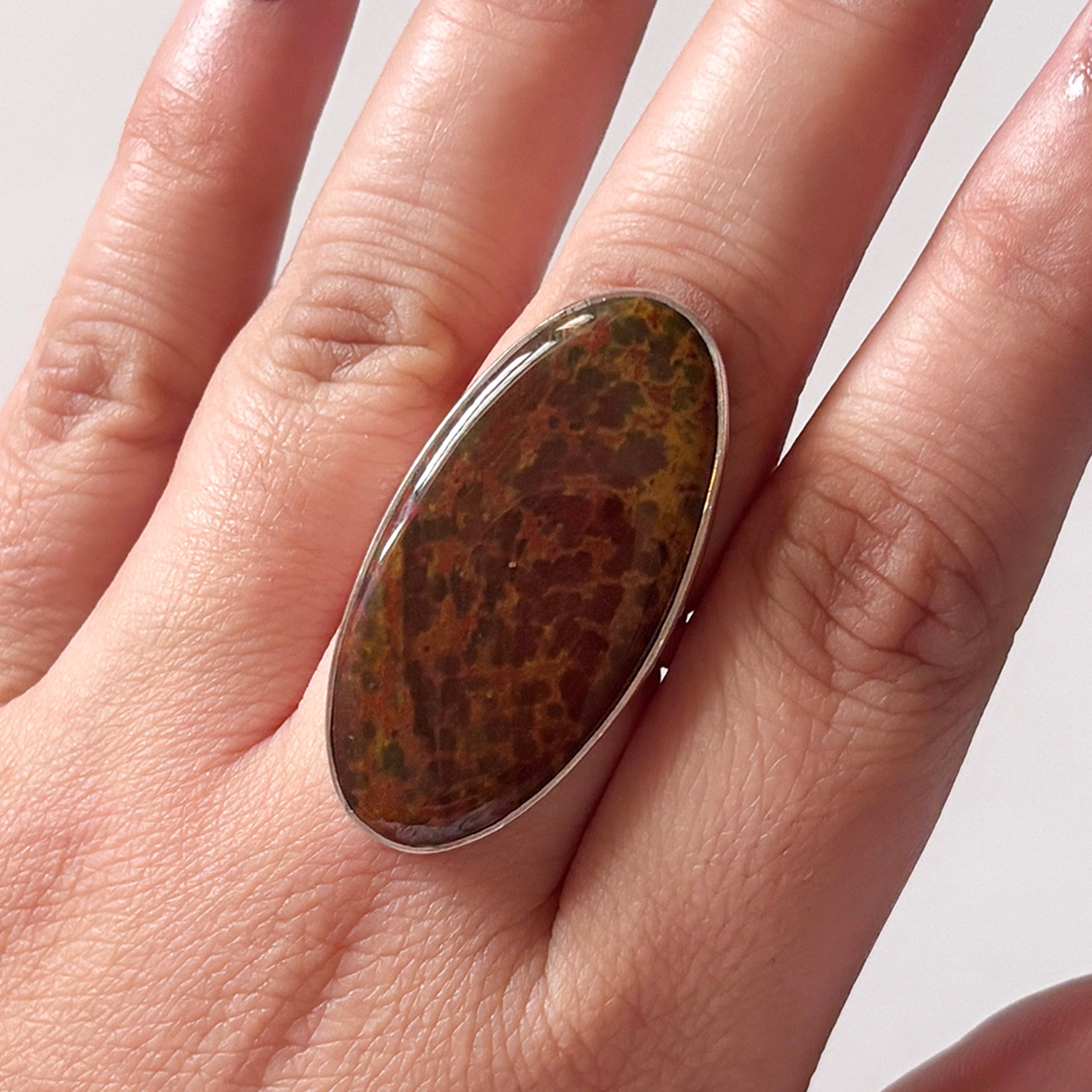 Blood Stone Ring-(BDS-2-7)