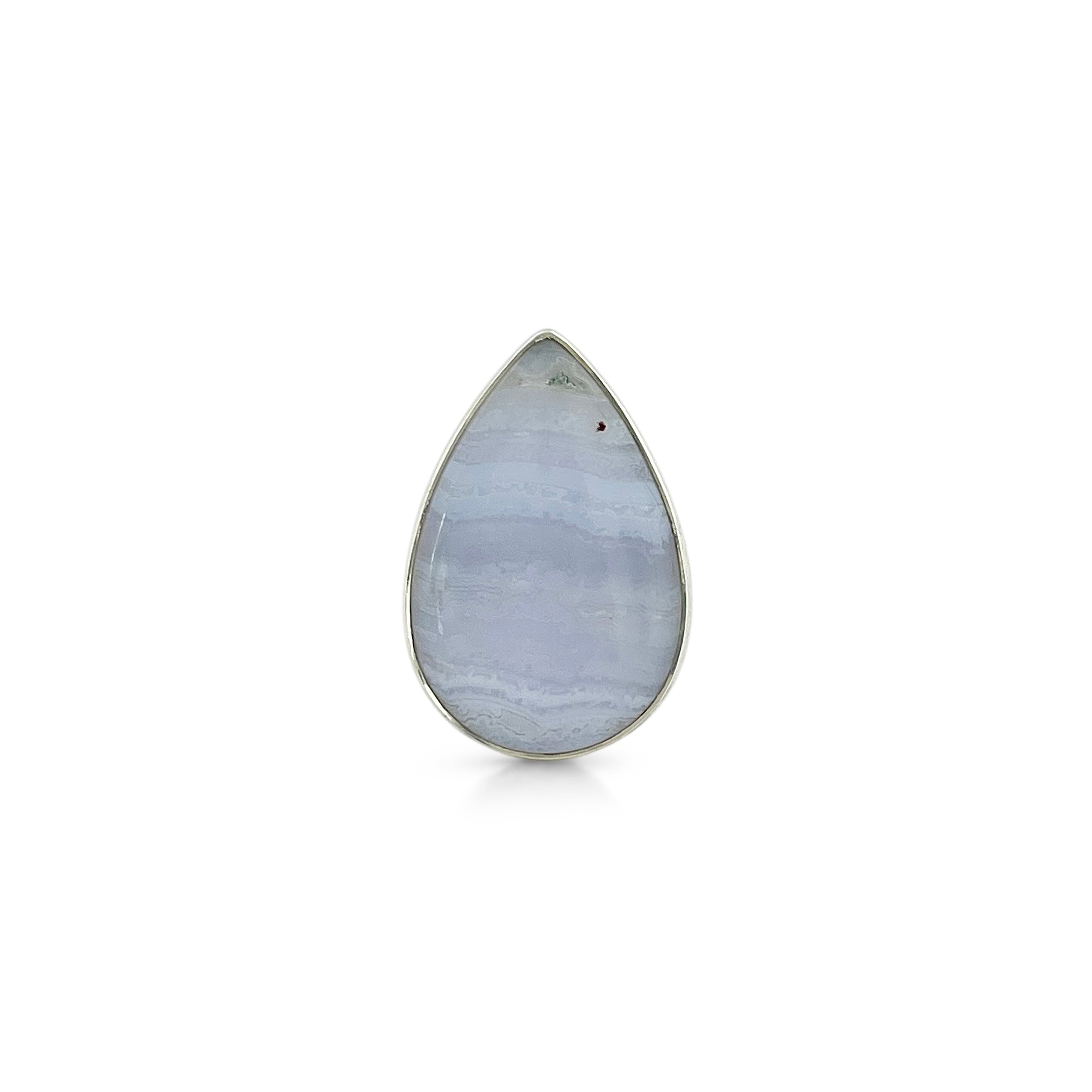 Blue Lace Agate Ring-(BLA-2-10)