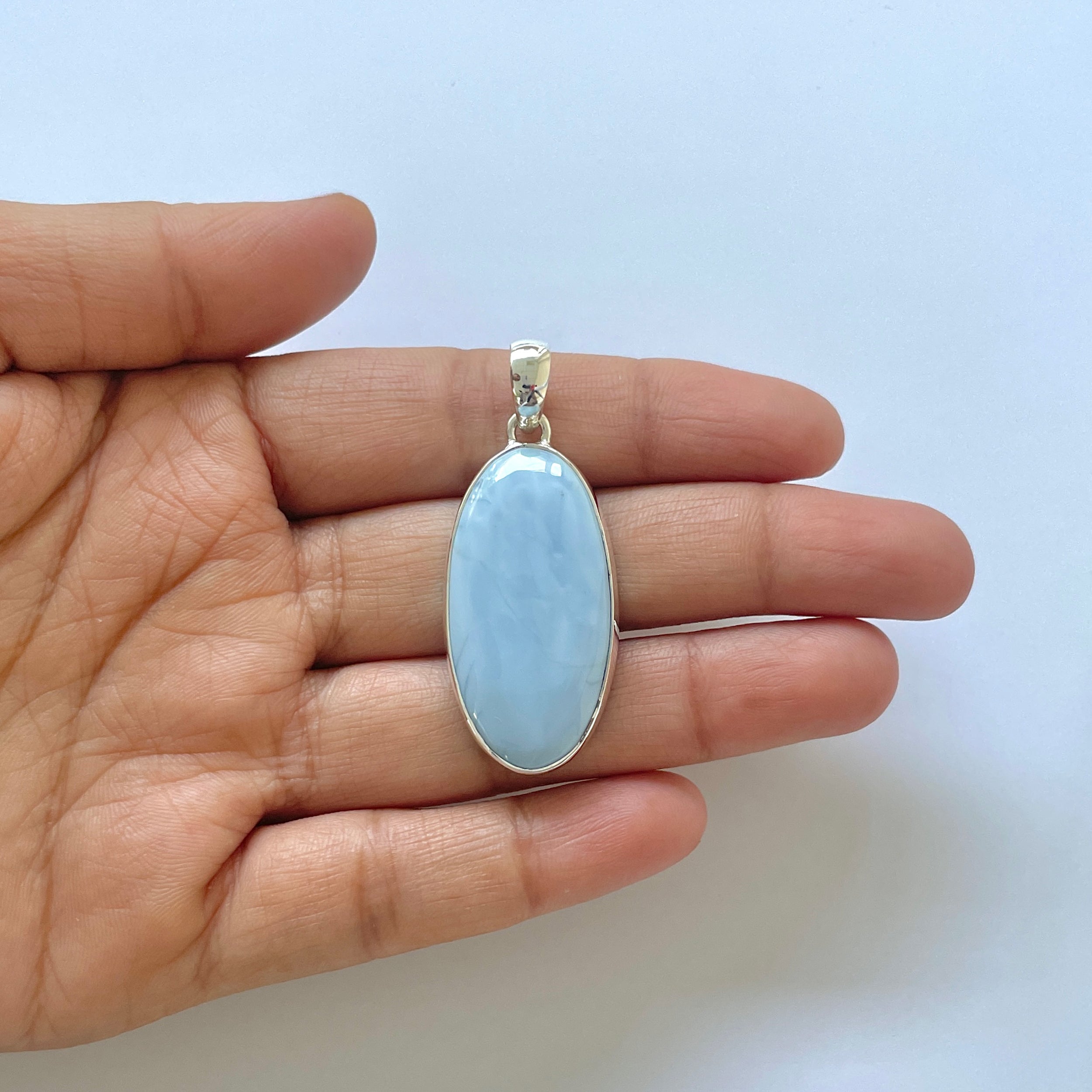 Blue Opal Pendant-(BLO-1-10)