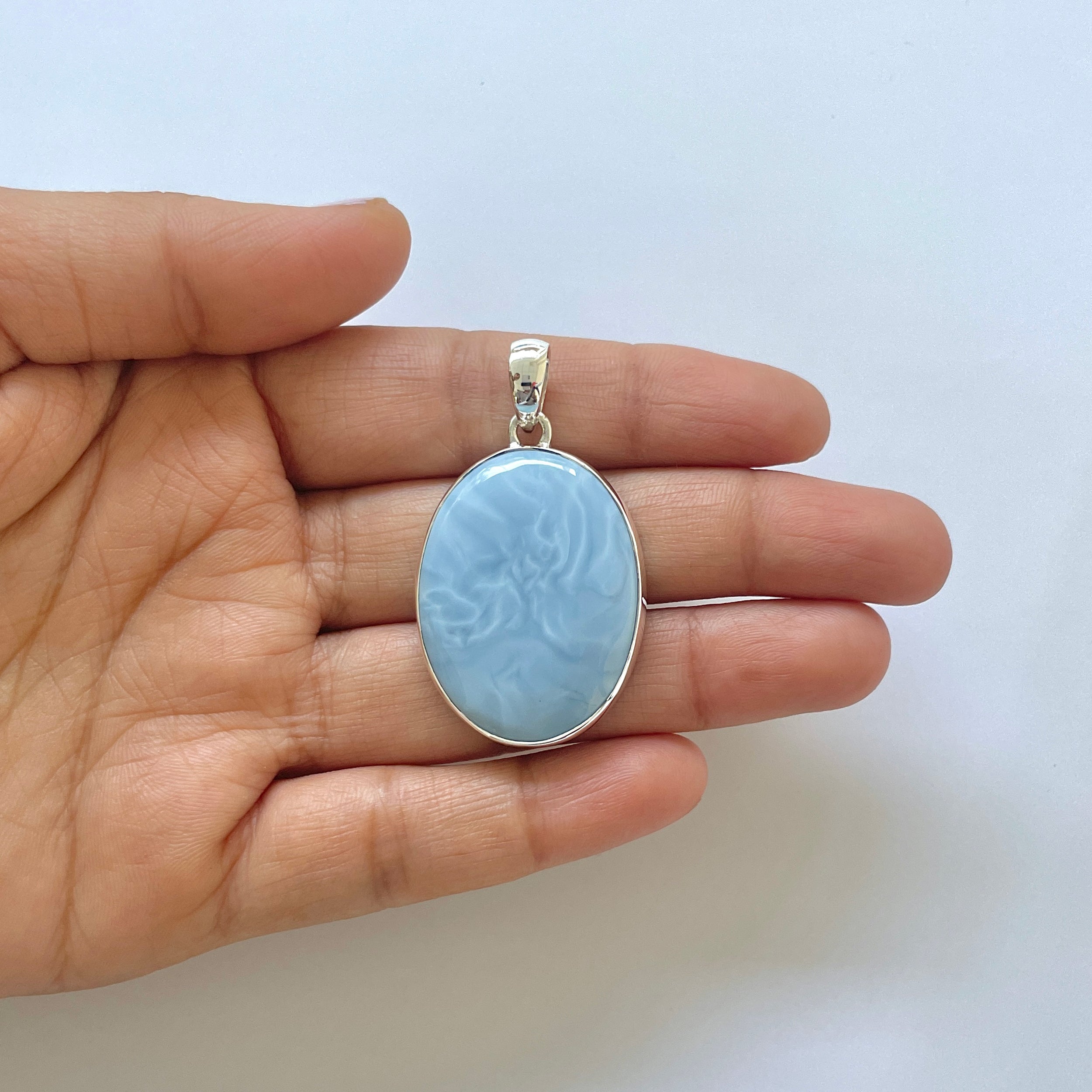 Blue Opal Pendant-(BLO-1-11)