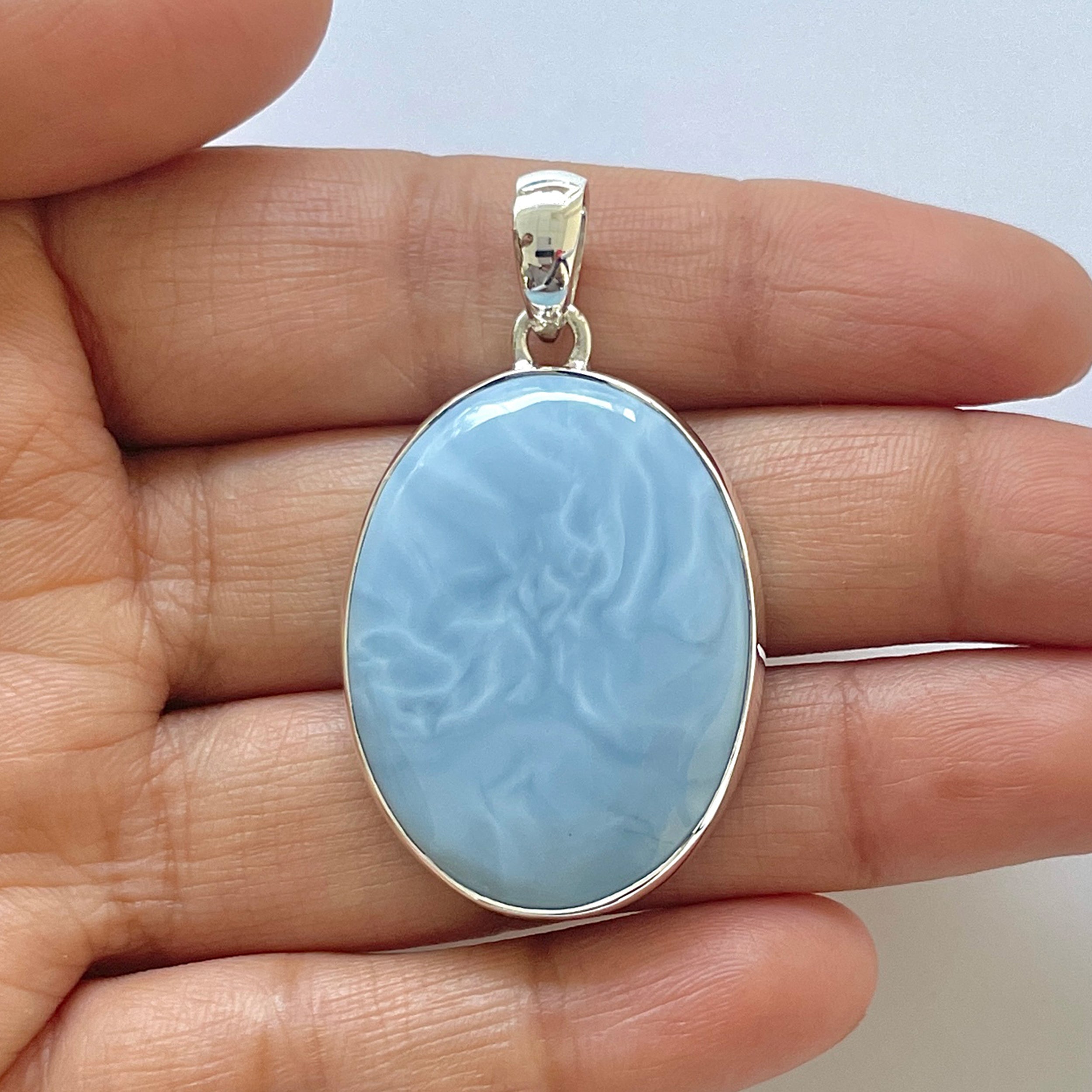 Blue Opal Pendant-(BLO-1-11)