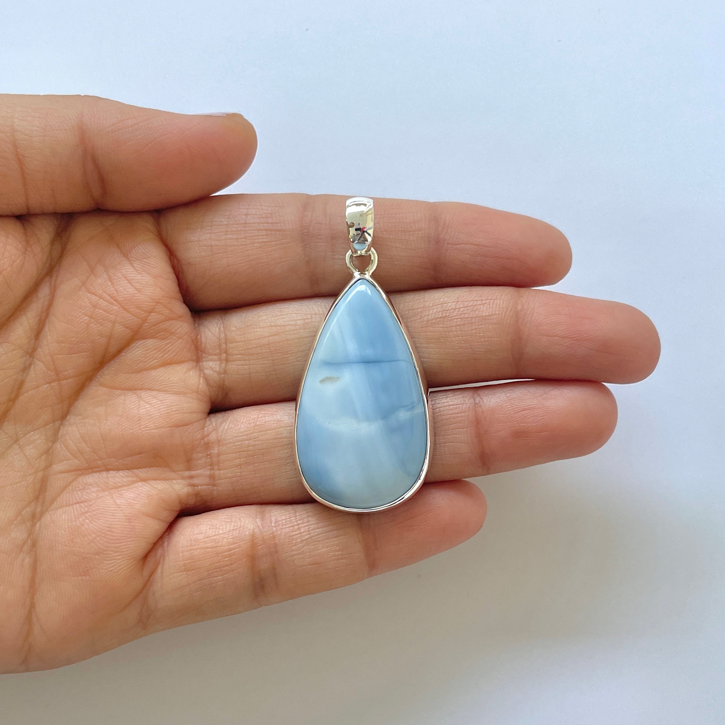 Blue Opal Pendant-(BLO-1-12)