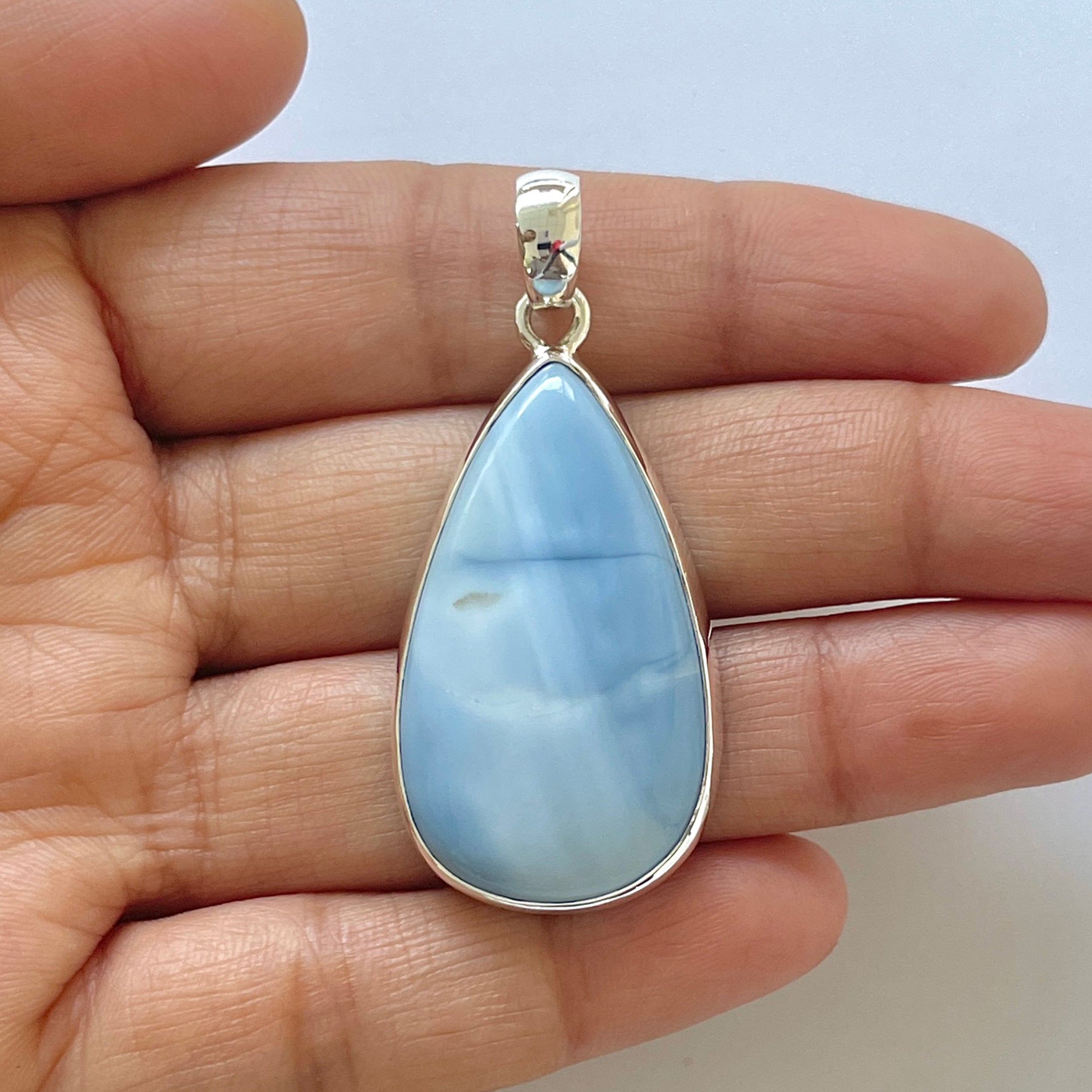 Blue Opal Pendant-(BLO-1-12)